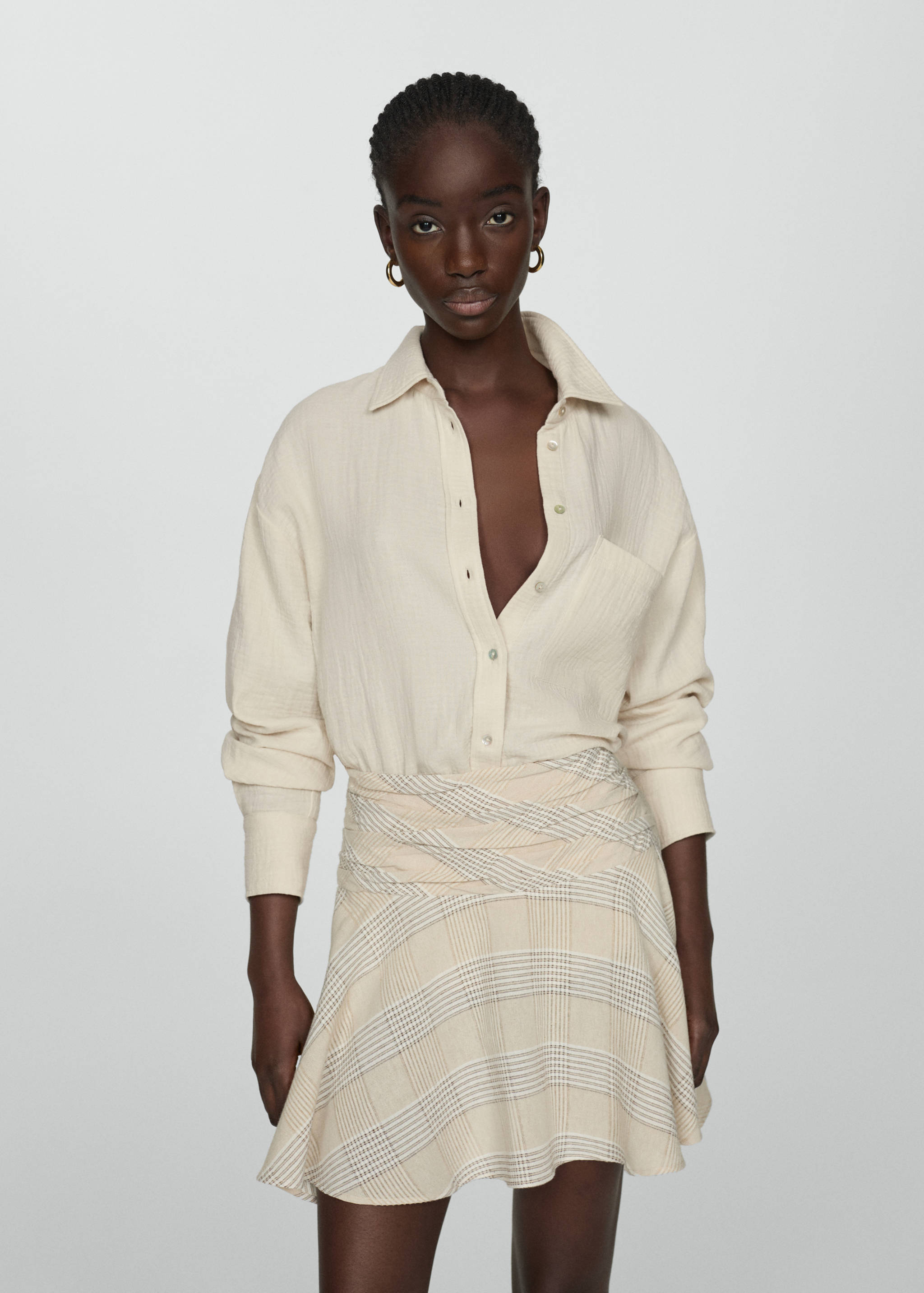 Camisa algodão bolso - Pormenor do artigo 2