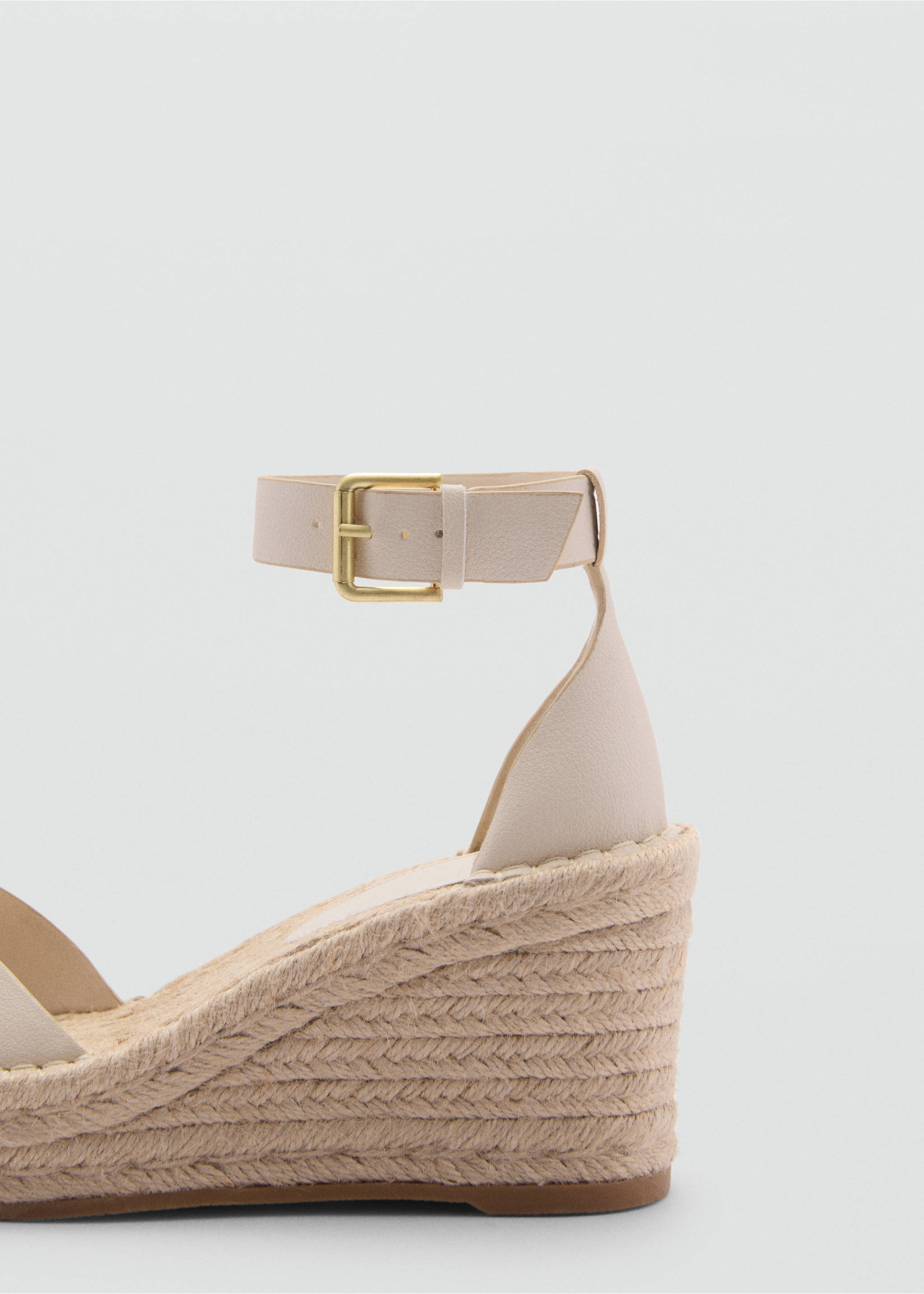 Sandale na punu petu s kopčom - Detalji artikla 1, Svjetlosmeđa. Ref: 77040335-00.