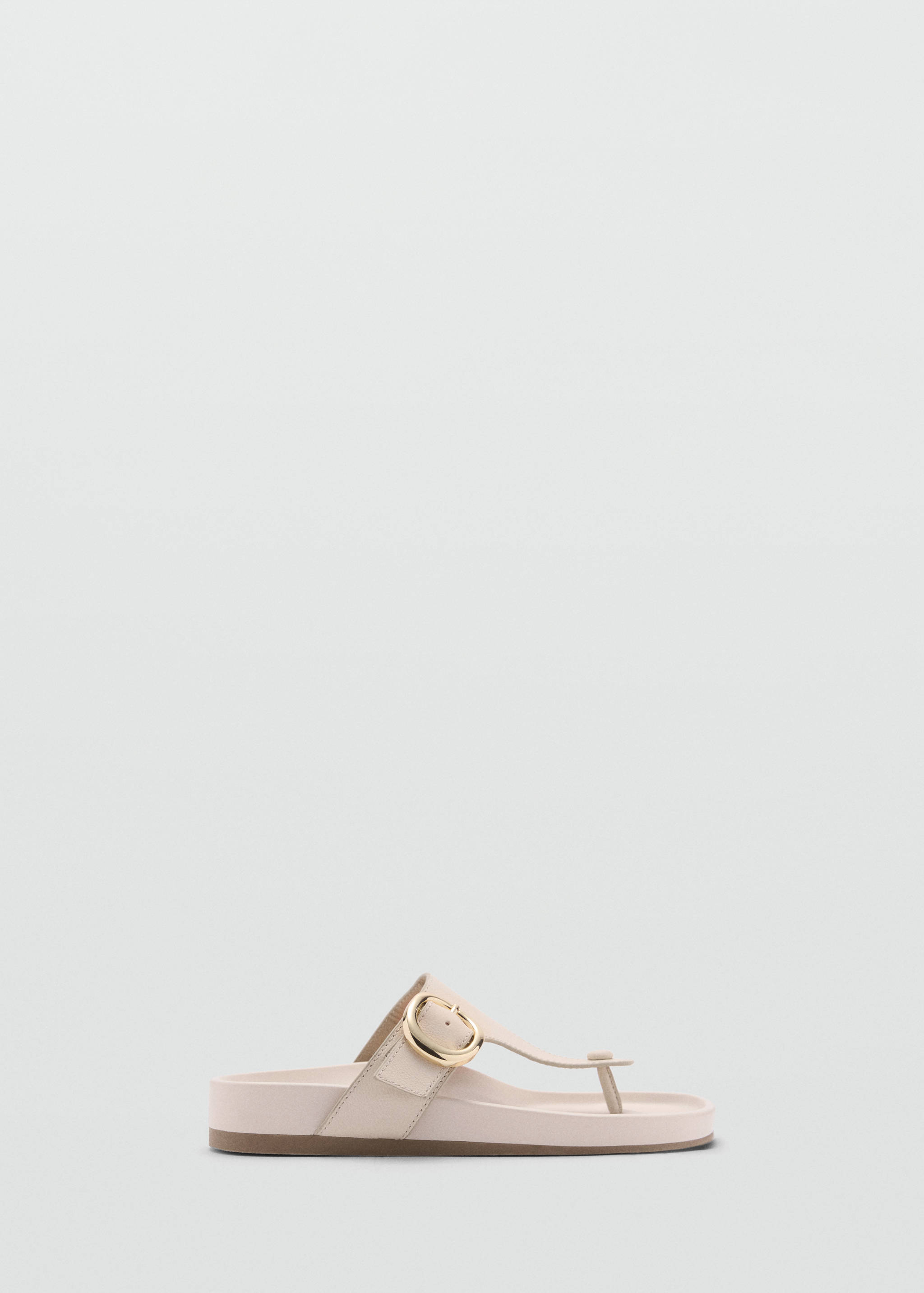 Buckle leather sandals - Article without model