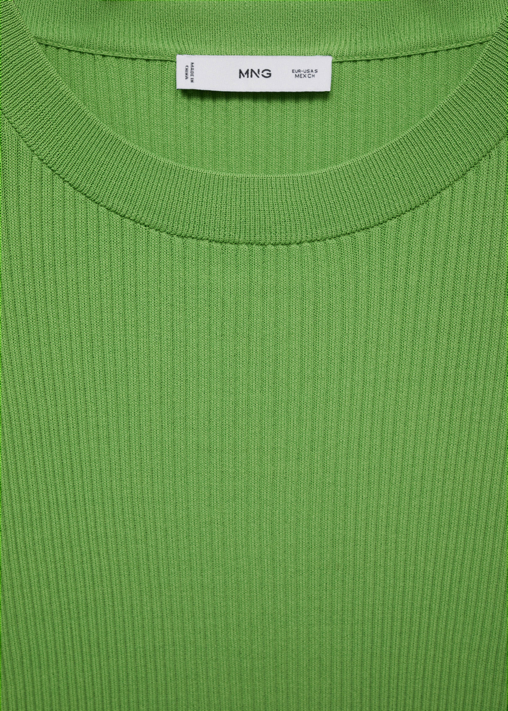 Ribbed  knit t-shirt - Details of the article 8