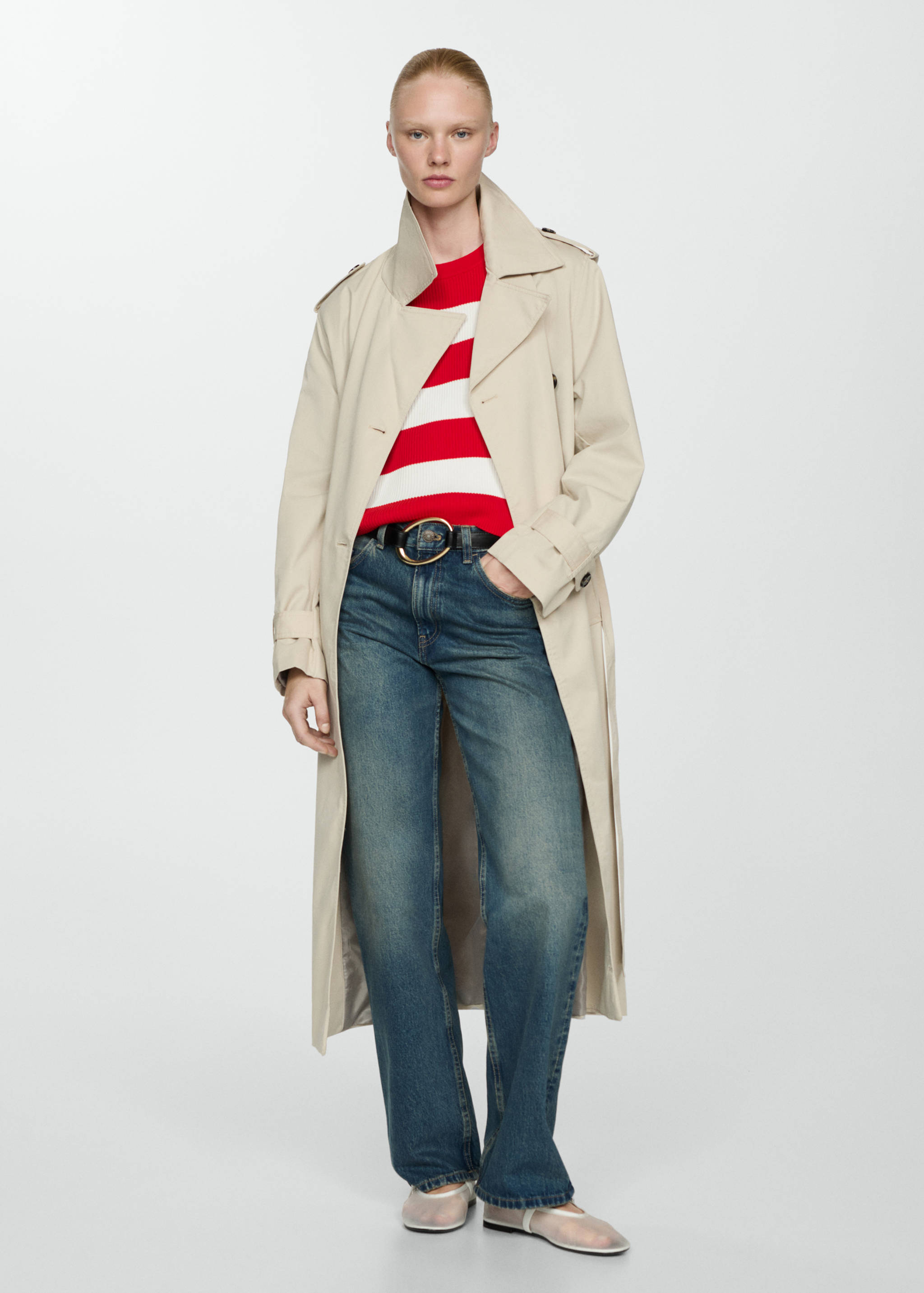 Ribbed  knit t-shirt - General plane