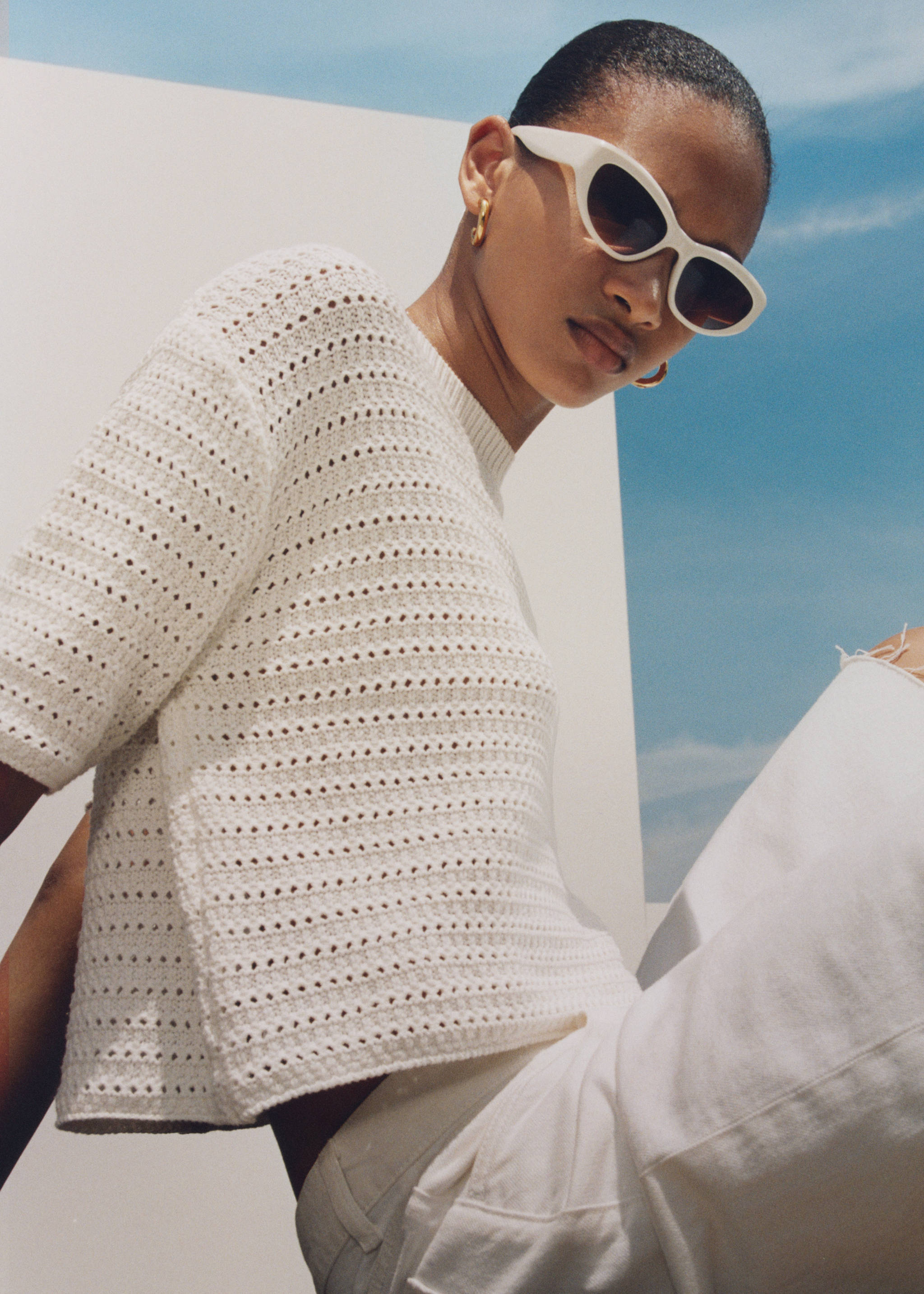 Jersey punto detalles calados - Detalle del artículo 6