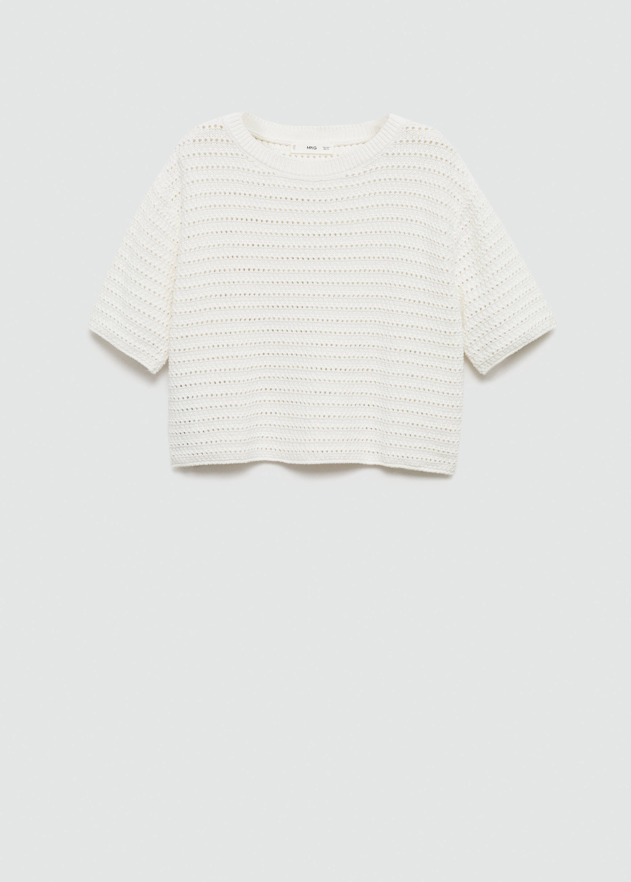 Jersey punto detalles calados - Artículo sin modelo