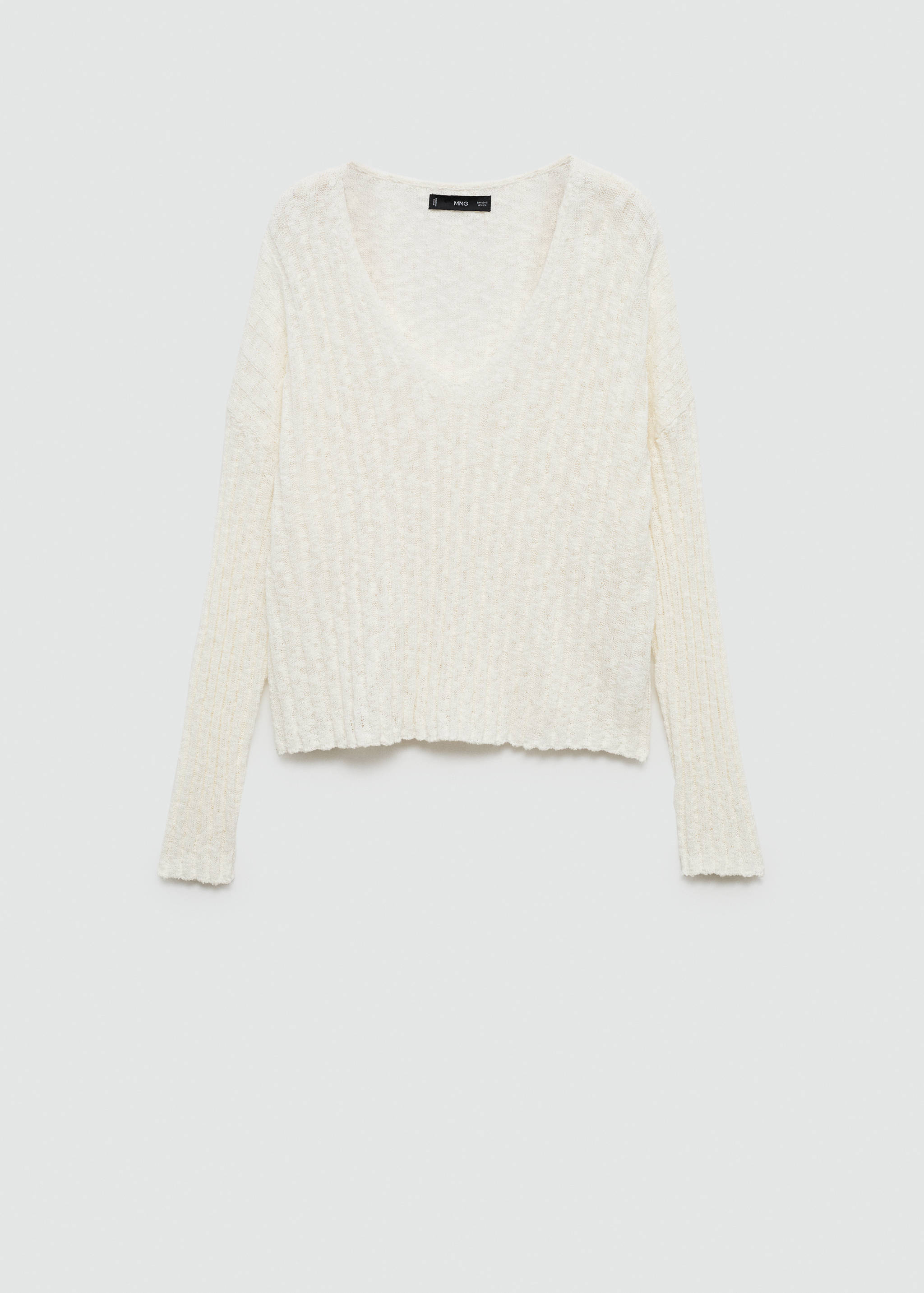 Camisola de malha fina com manga comprida - Artigo sem modelo