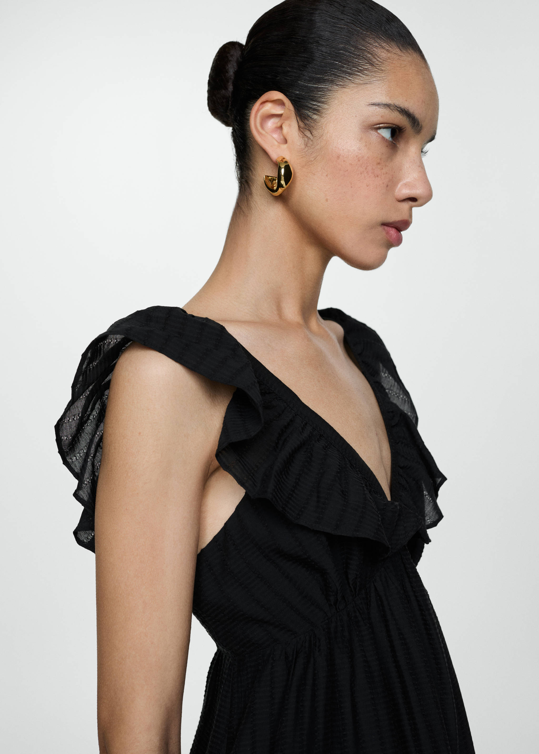 Vestido textura volantes - Detalle del artículo 1