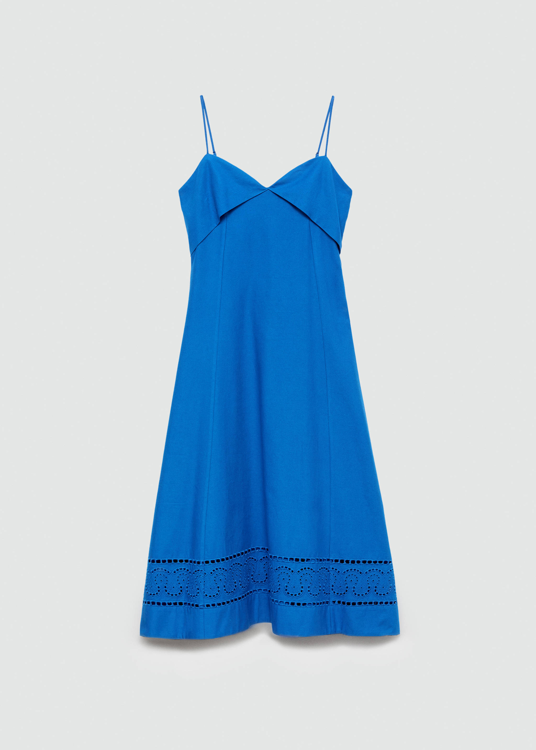 Rochie brodată cu decolteu întors - Articol fără model