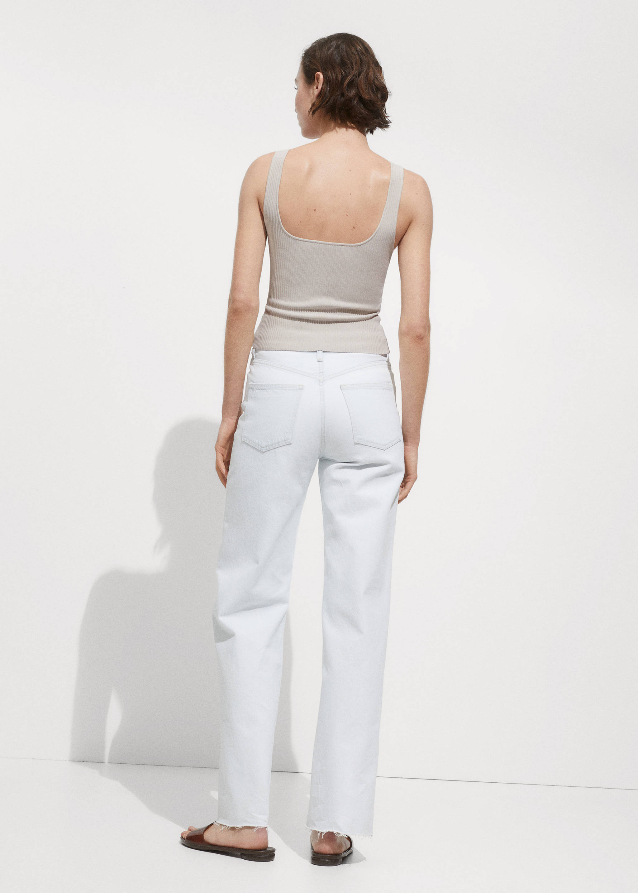 Top de malha canelado - Verso do artigo