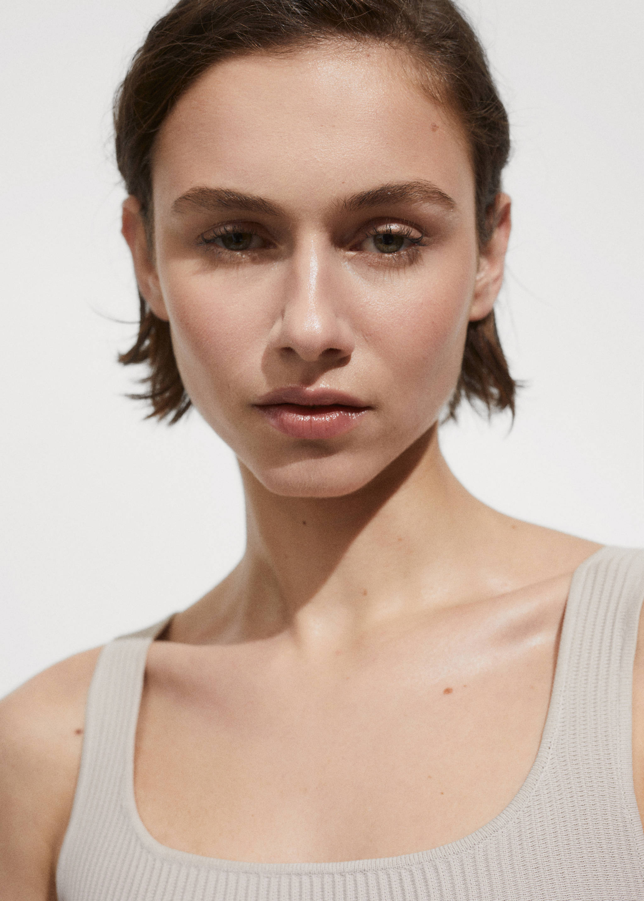 Top de malha canelado - Pormenor do artigo 1