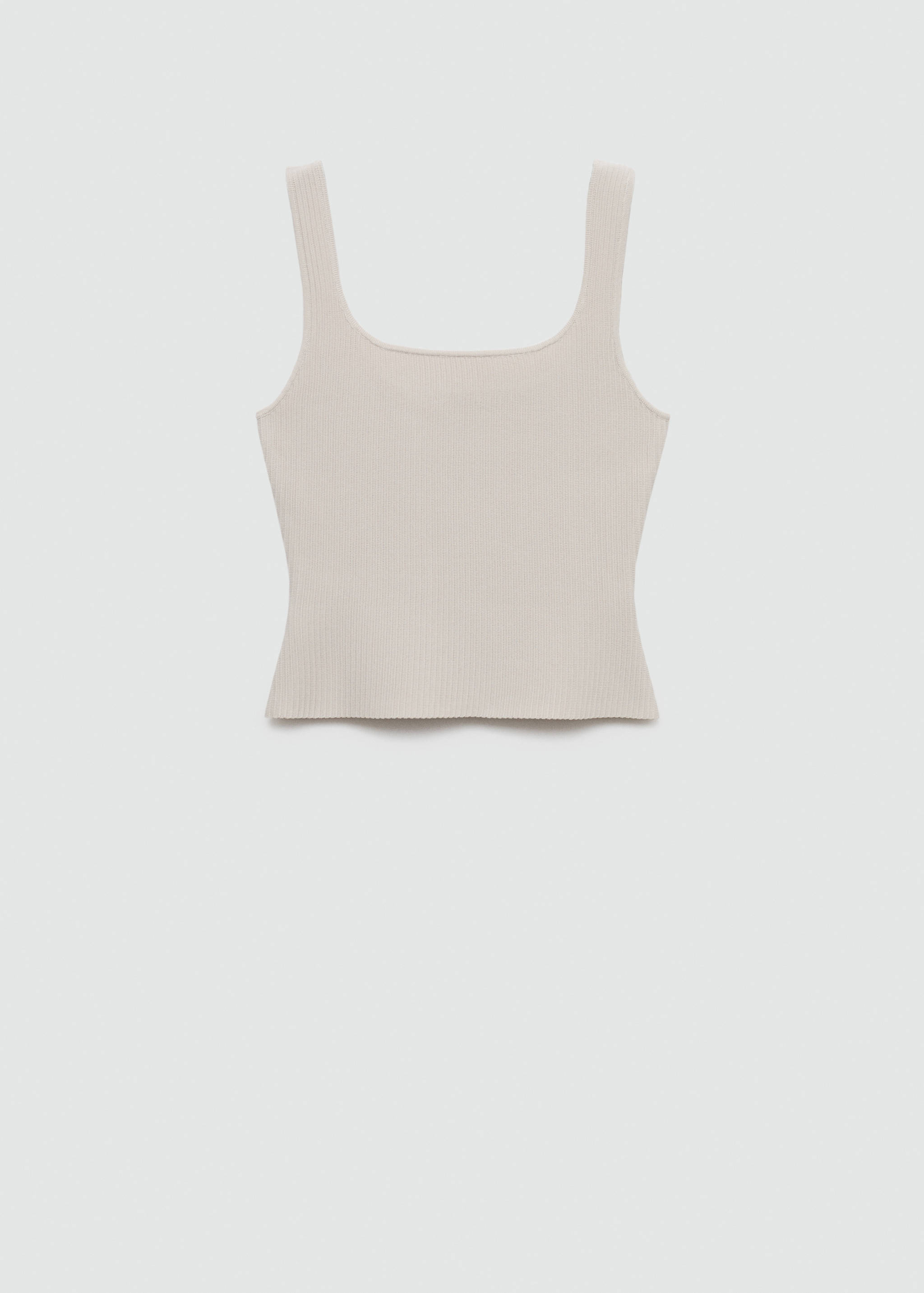 Top de malha canelado - Artigo sem modelo