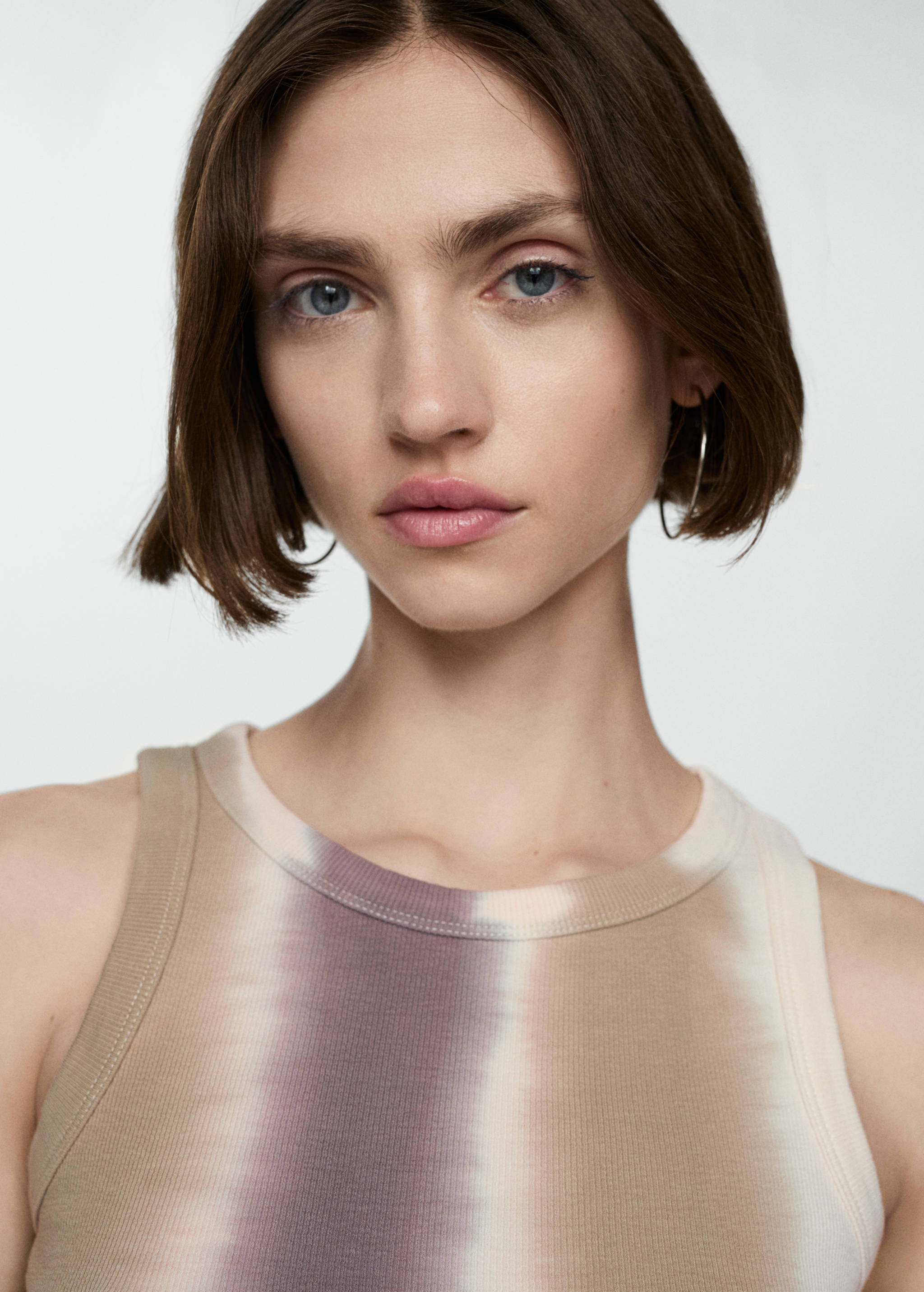 Geribde tie-dye top - Detail van het artikel 1