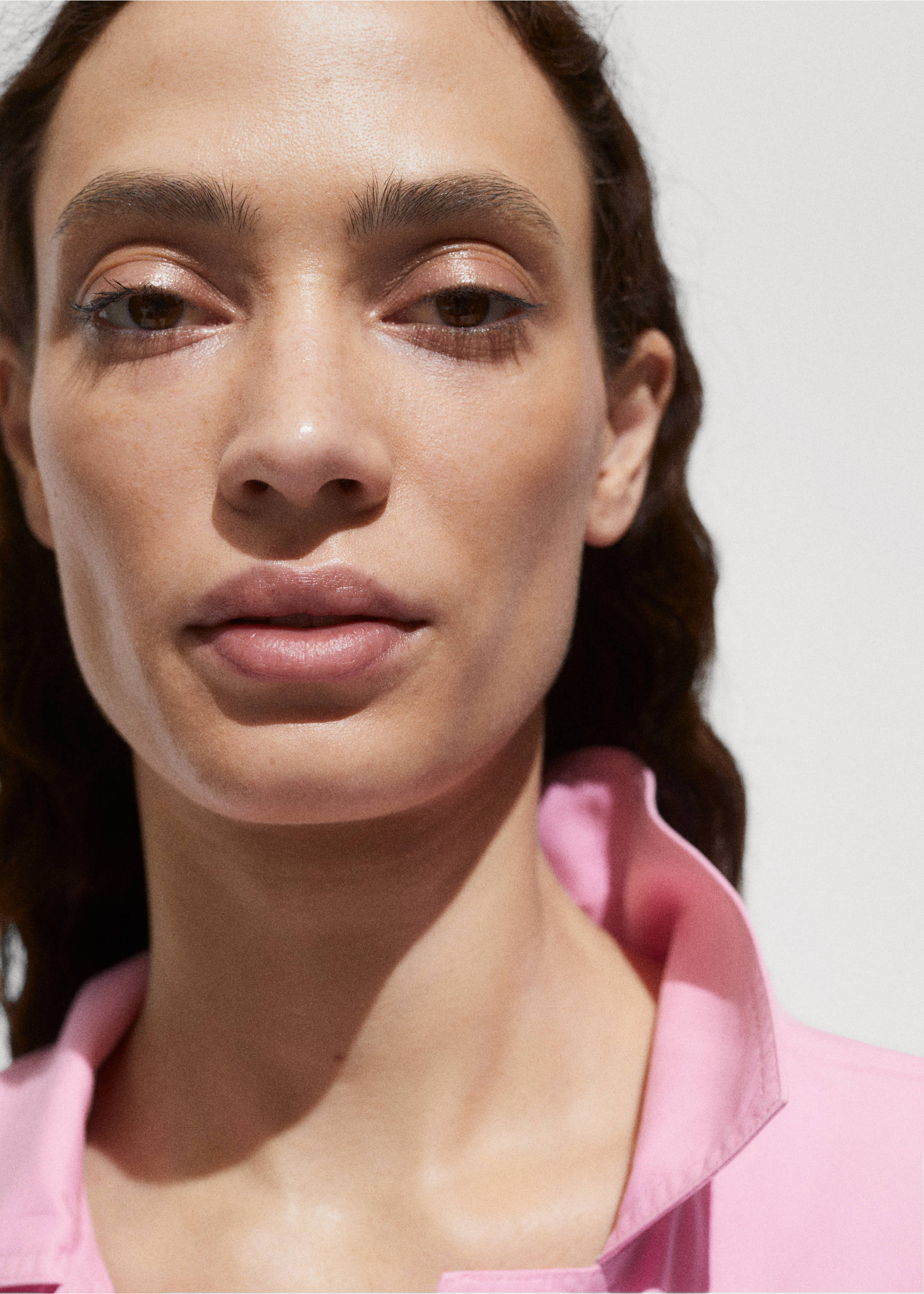 Jumpsuit with long drawstring - Details of the article 1, Pink. Ref: 77040362-00.