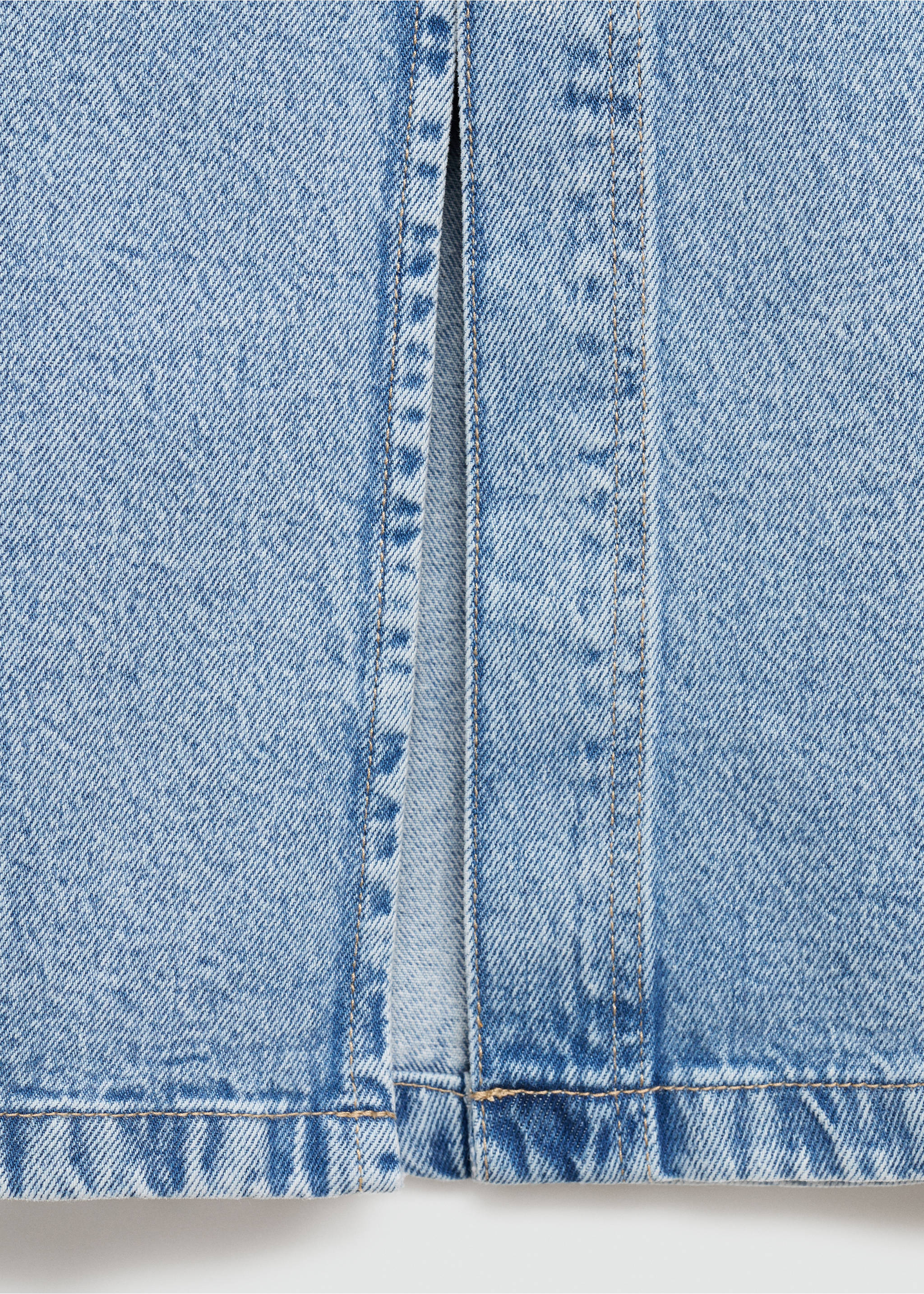 Farmerszoknya nyílásokkal - A termék adatai 8, Világoskék. Ref: 77040364-00.