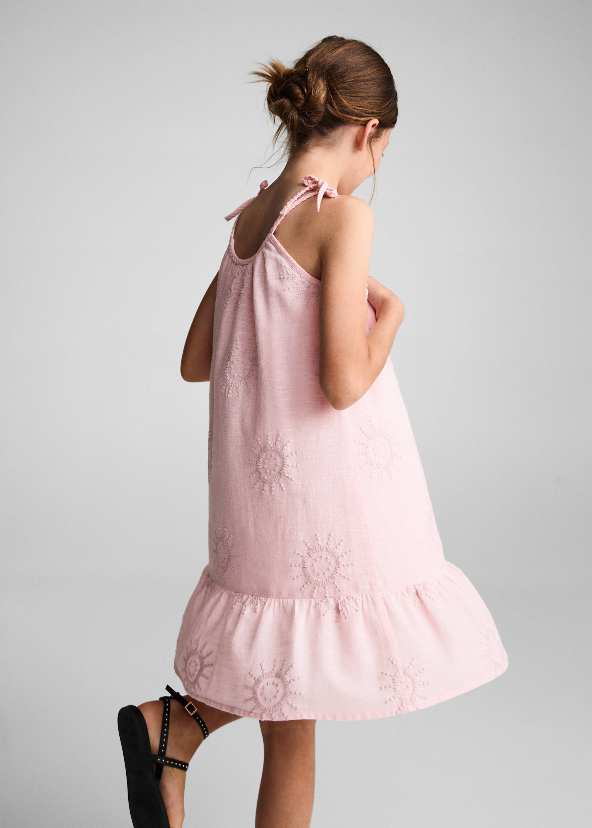 Embroidered detail dress - Reverse of the article