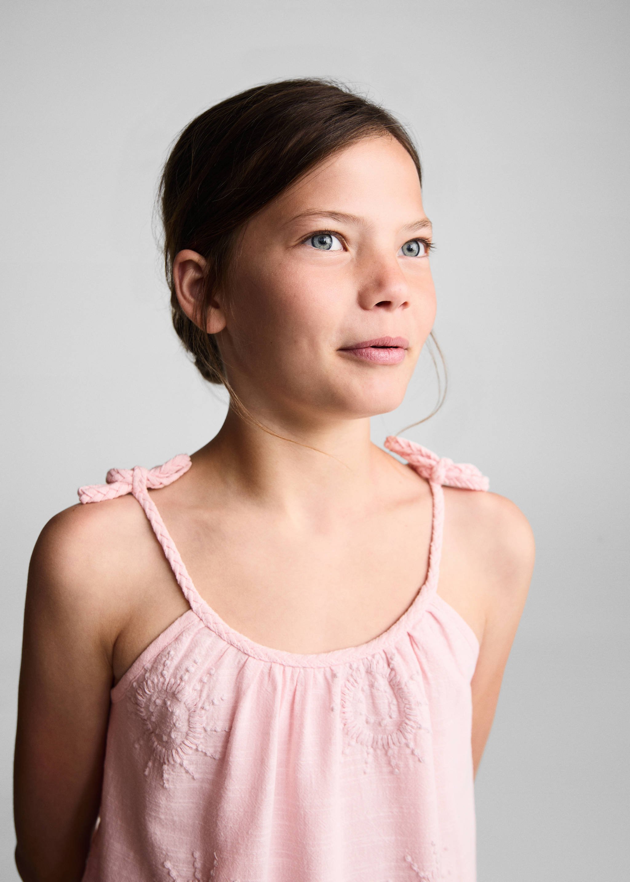 Embroidered detail dress - Details of the article 1