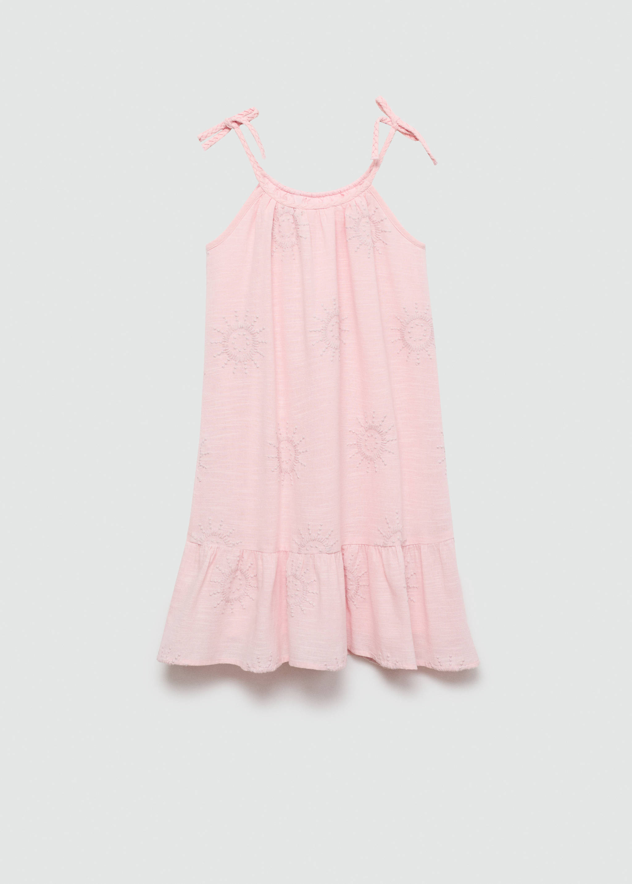 Kleid mit gestickten Details - Rückseite des Artikels