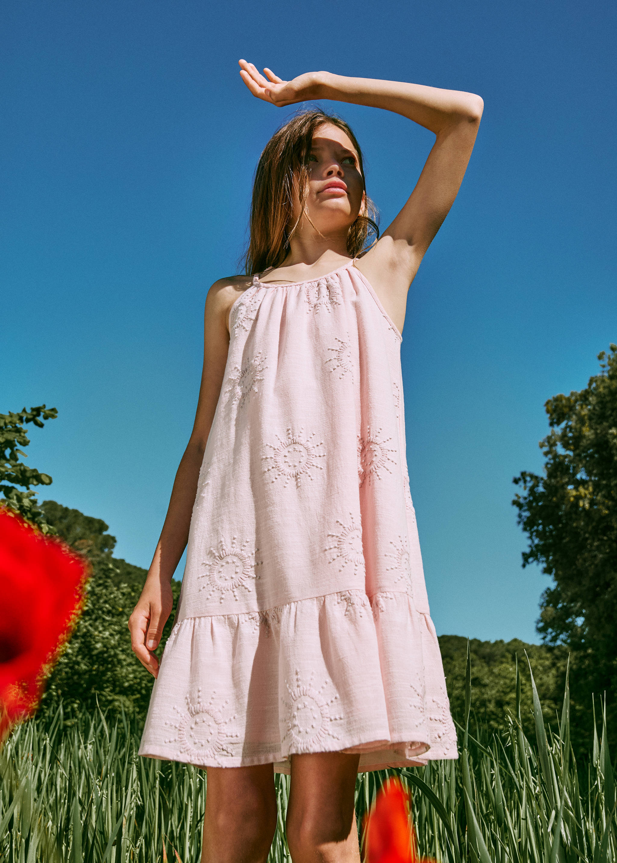 Embroidered detail dress - Details of the article 5