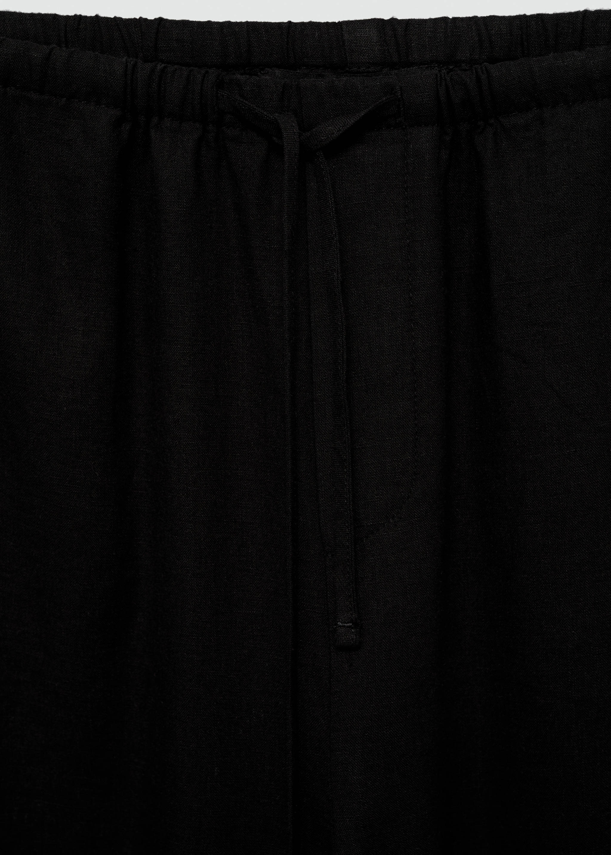 Pantalón recto lino - Detalle del artículo 8