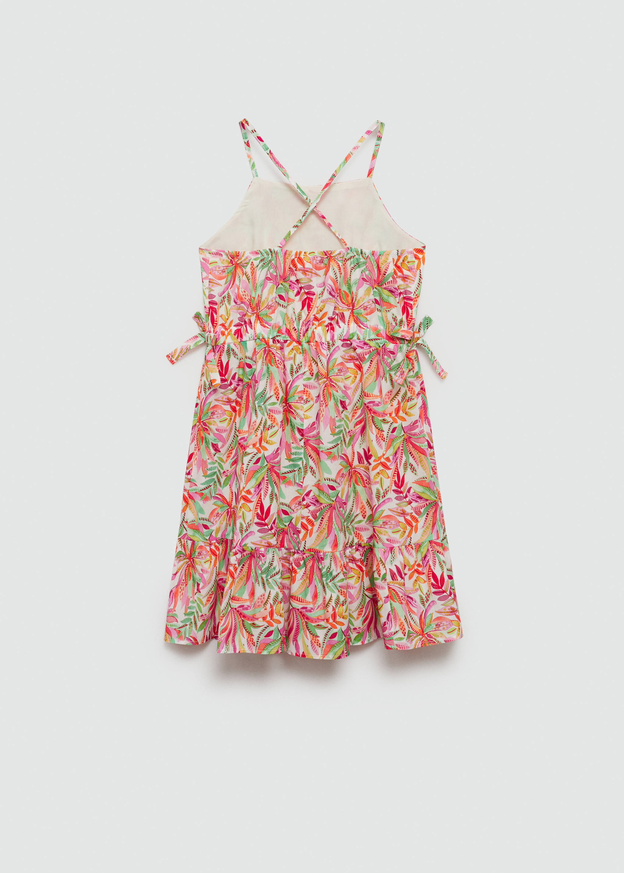 Tropical print dress - Reverse of the article