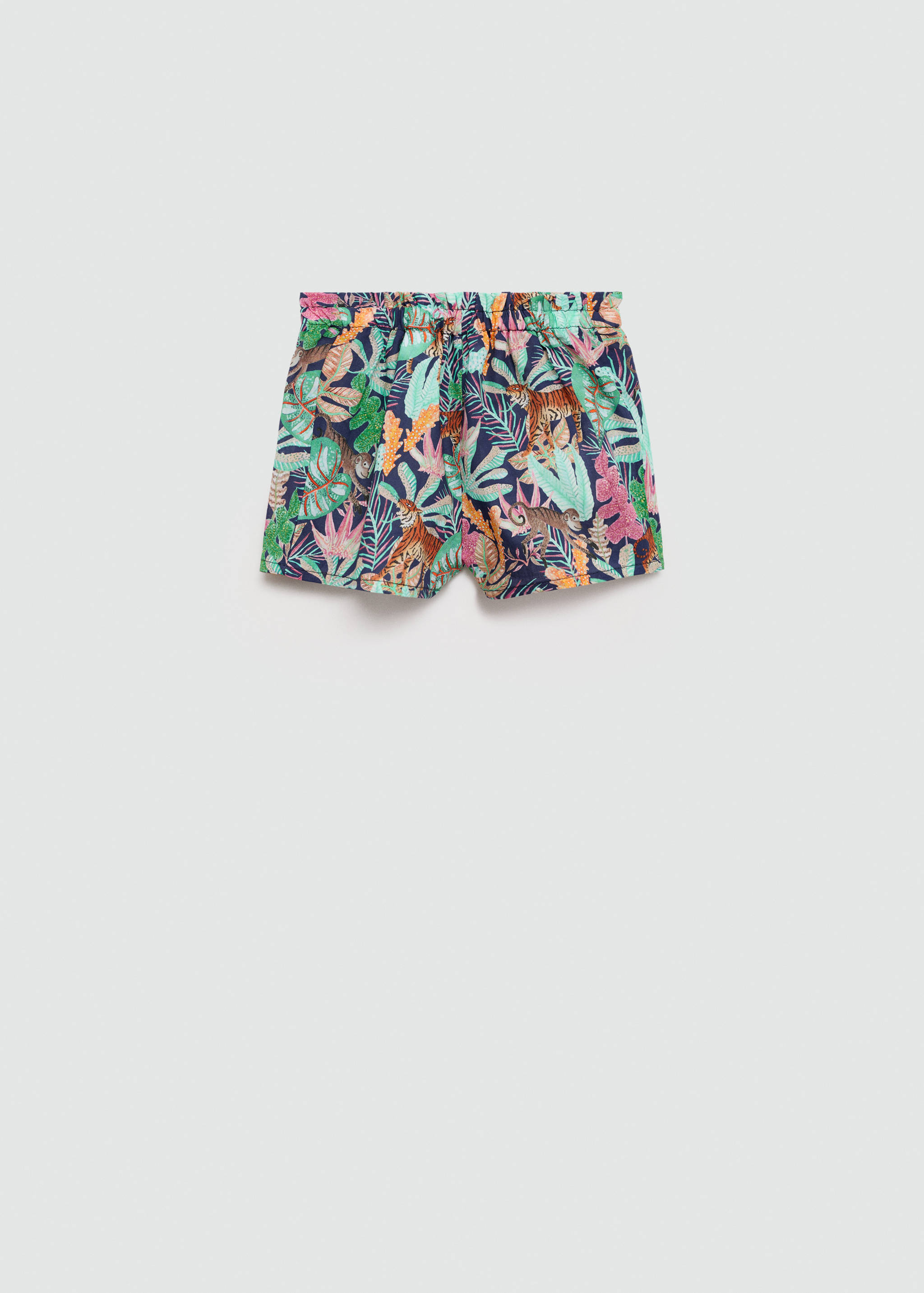 Tropical-print shorts - Reverse of the article