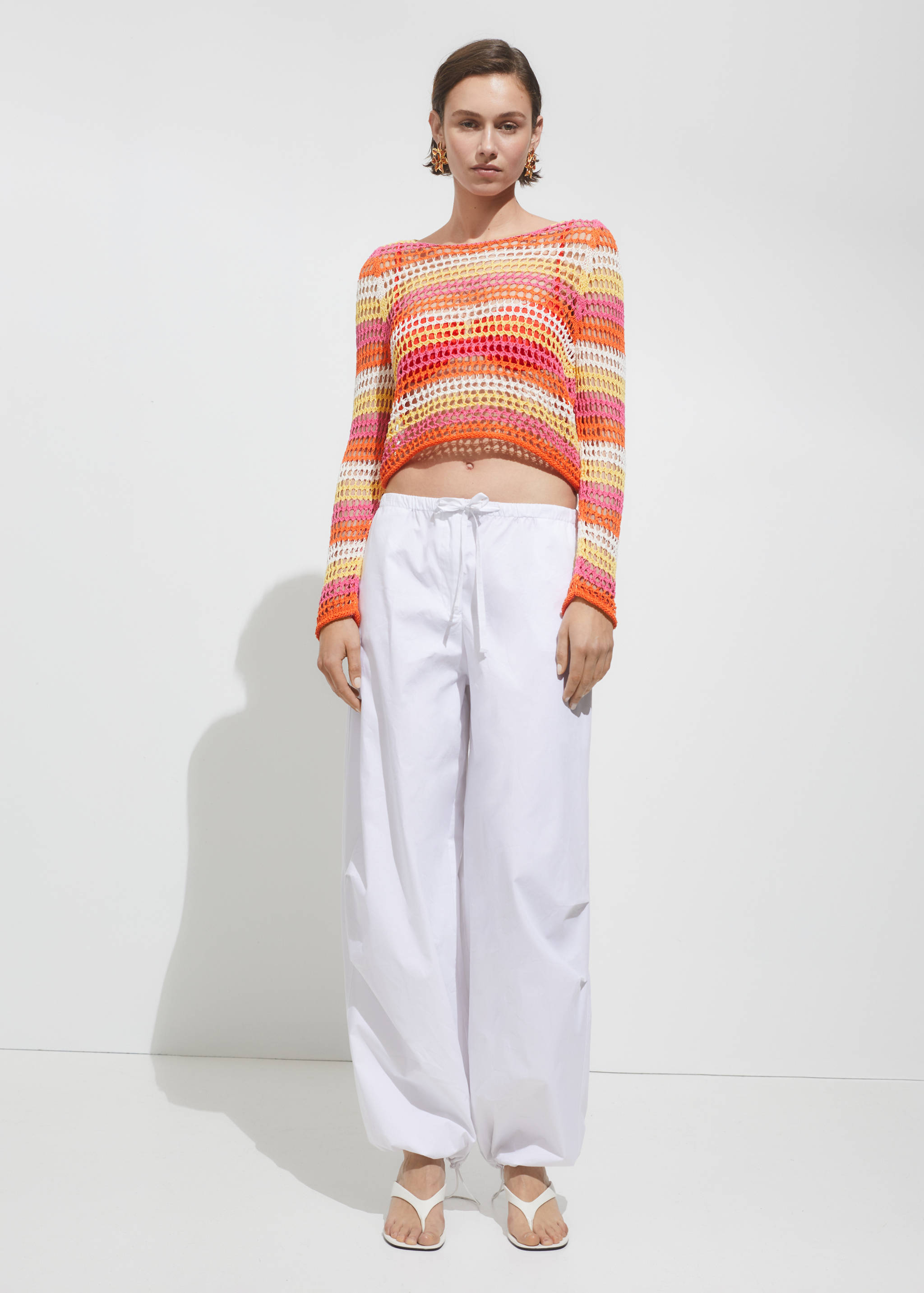 Virkad kombinerad tröja - Allmän bild