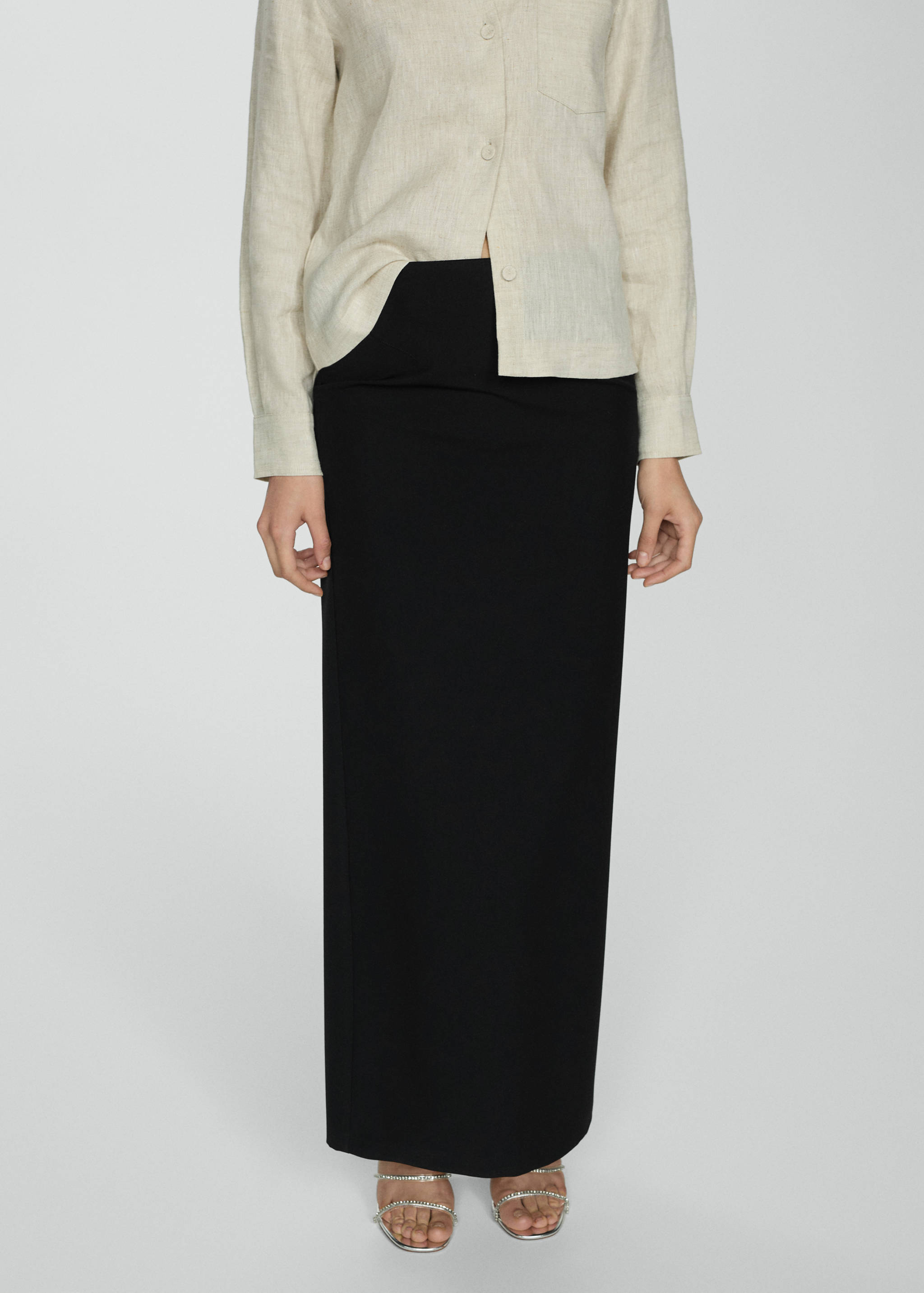 Long pencil skirt - Medium plane