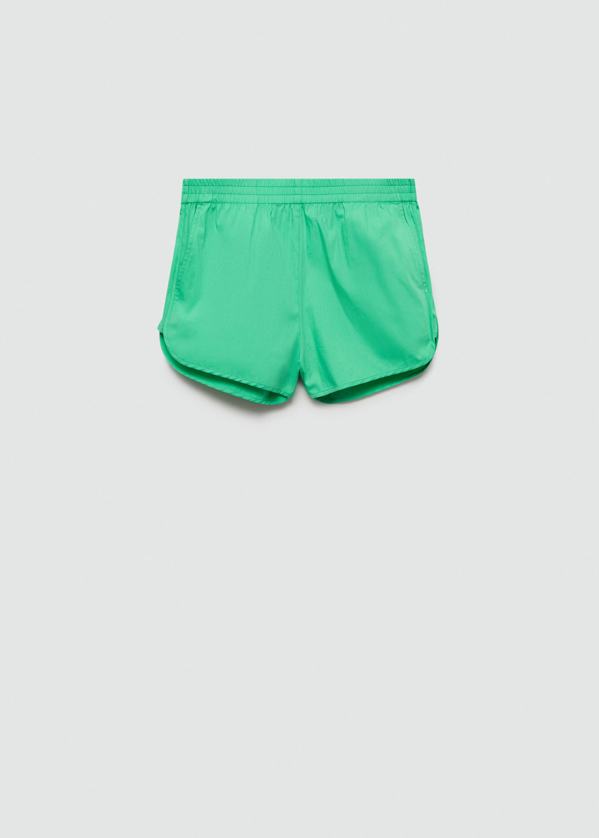 Cotton shorts with elastic waist - Article without model