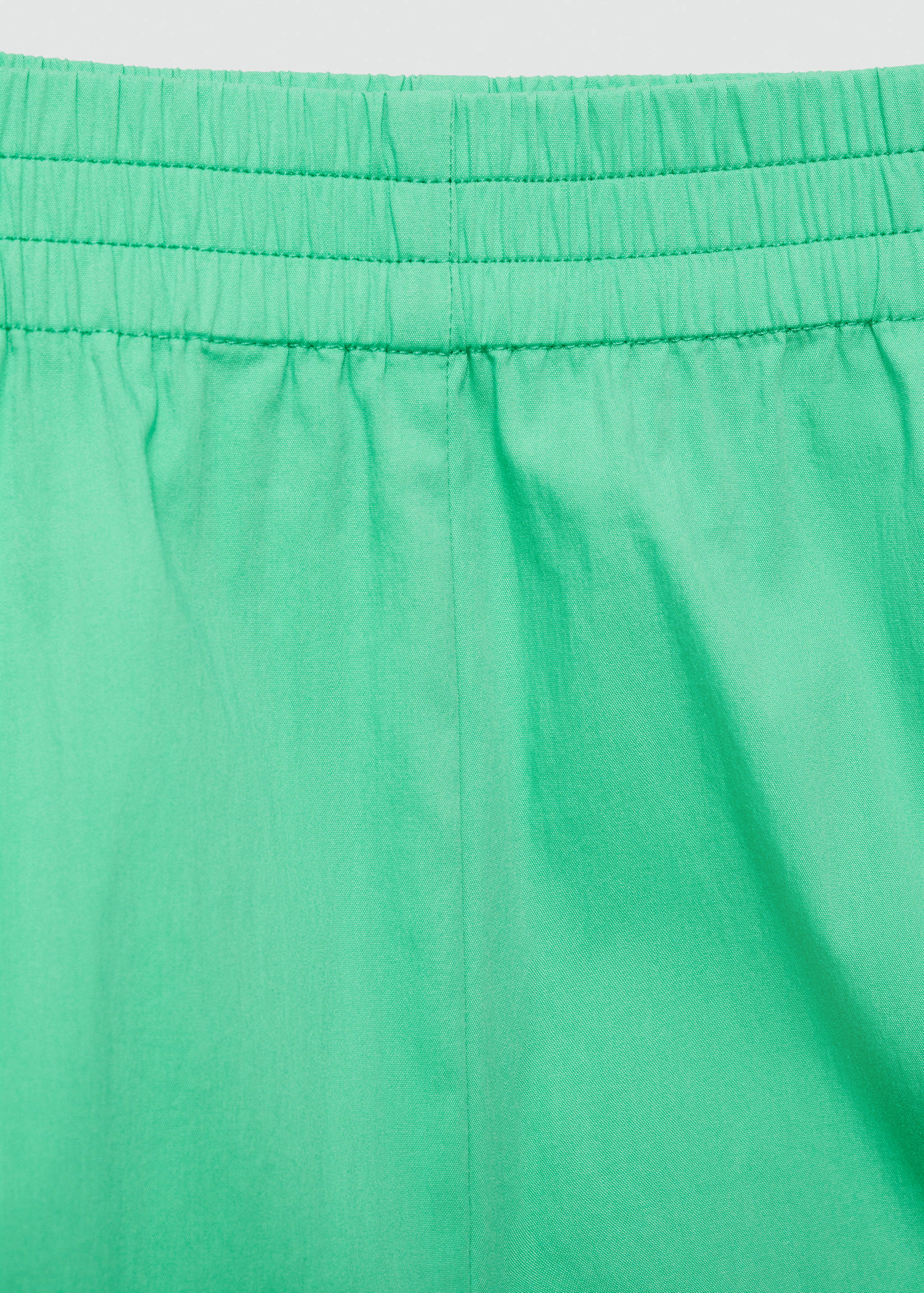 Cotton shorts with elastic waist - Details of the article 8