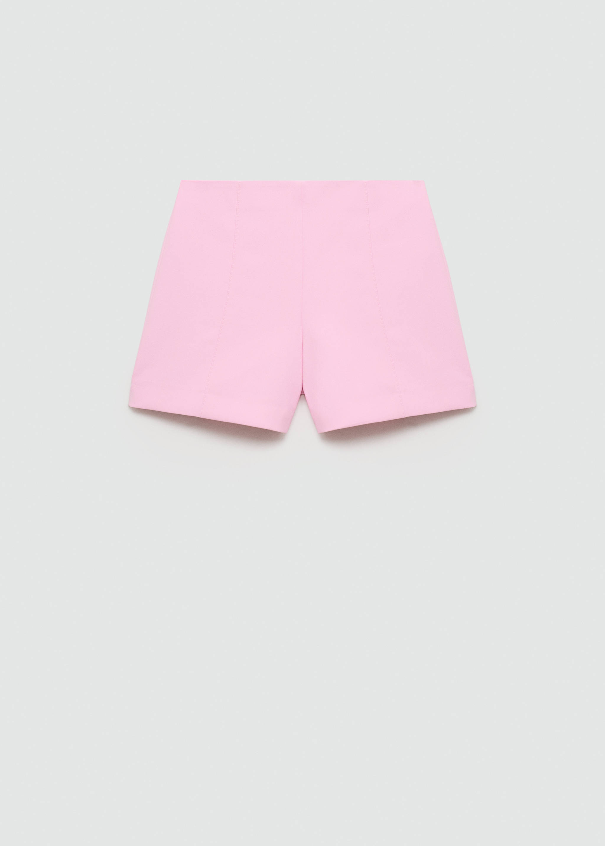 Straight mid-rise shorts - Article without model