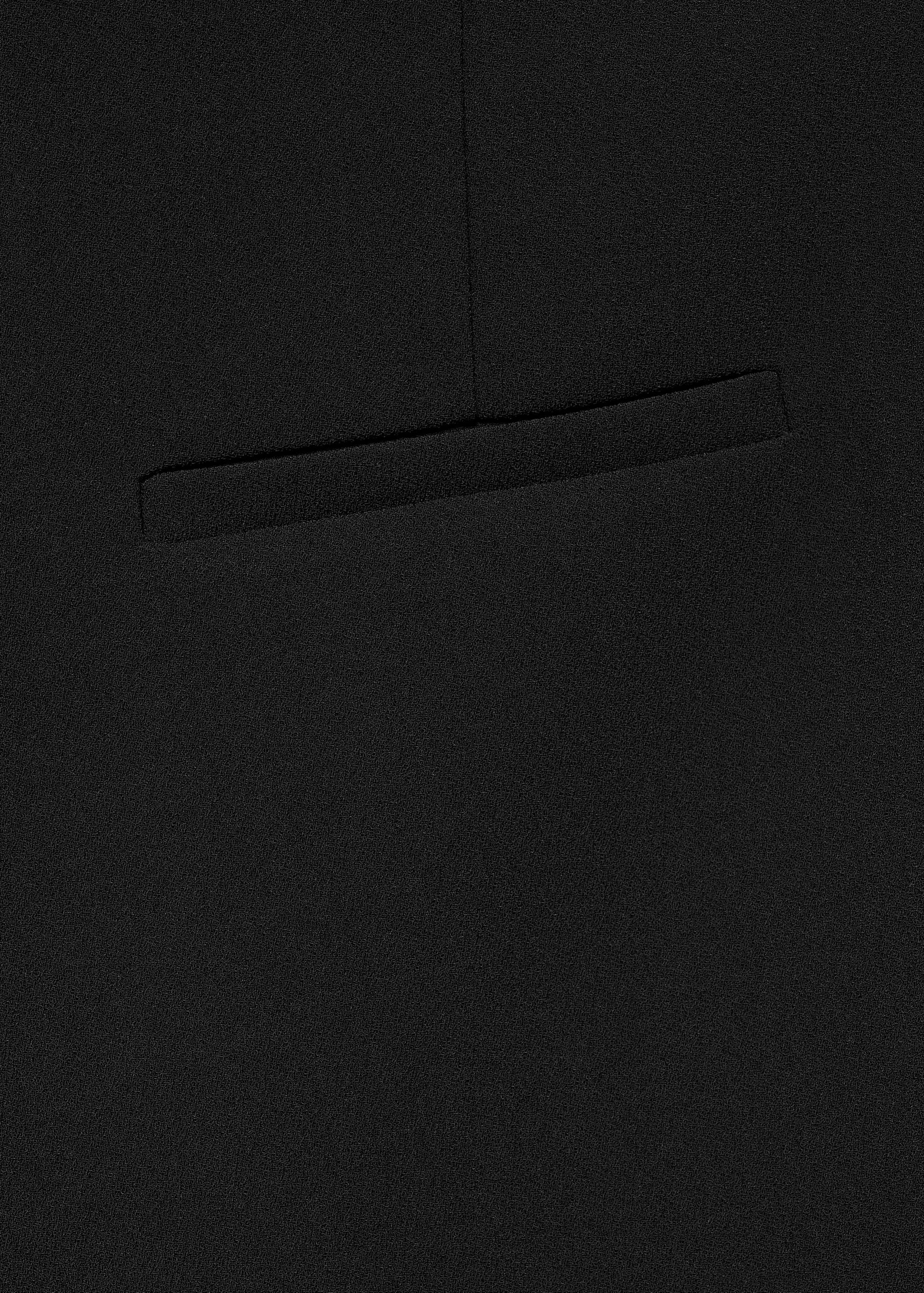 Straight mid-rise shorts - Details of the article 0