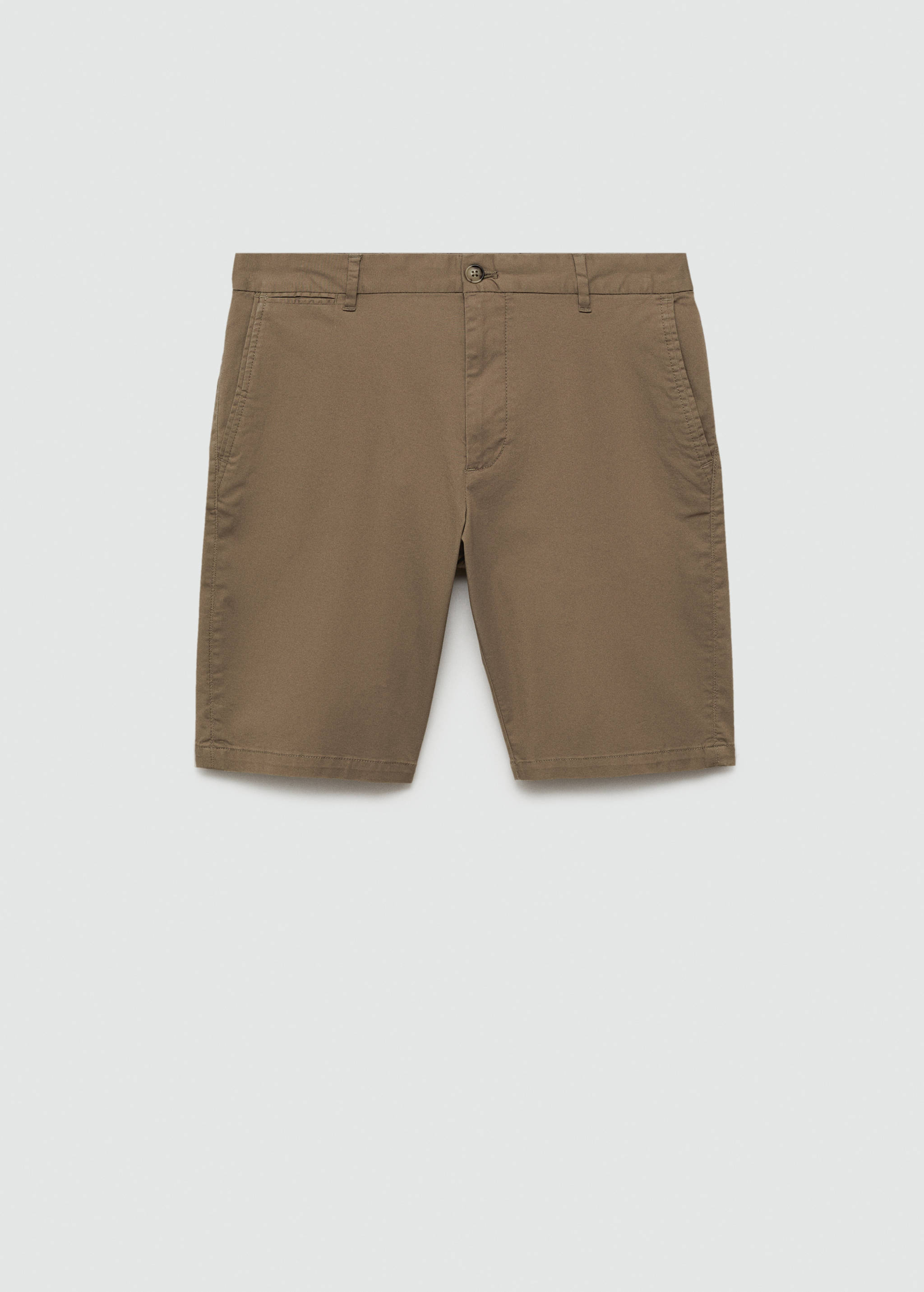 Slim-Fit-Bermudashorts im Chino-Stil aus Baumwolle - Artikel ohne Model