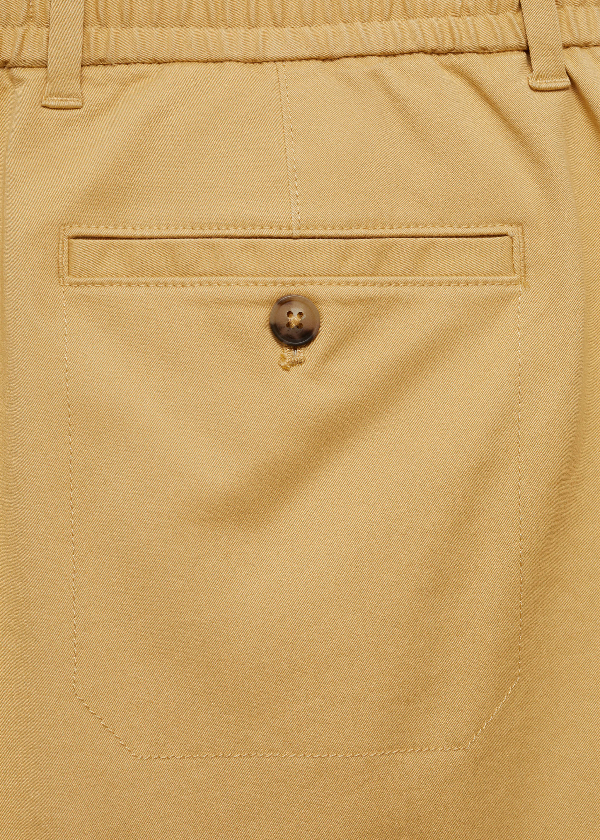 Cotton shorts with drawstring - Details of the article 0