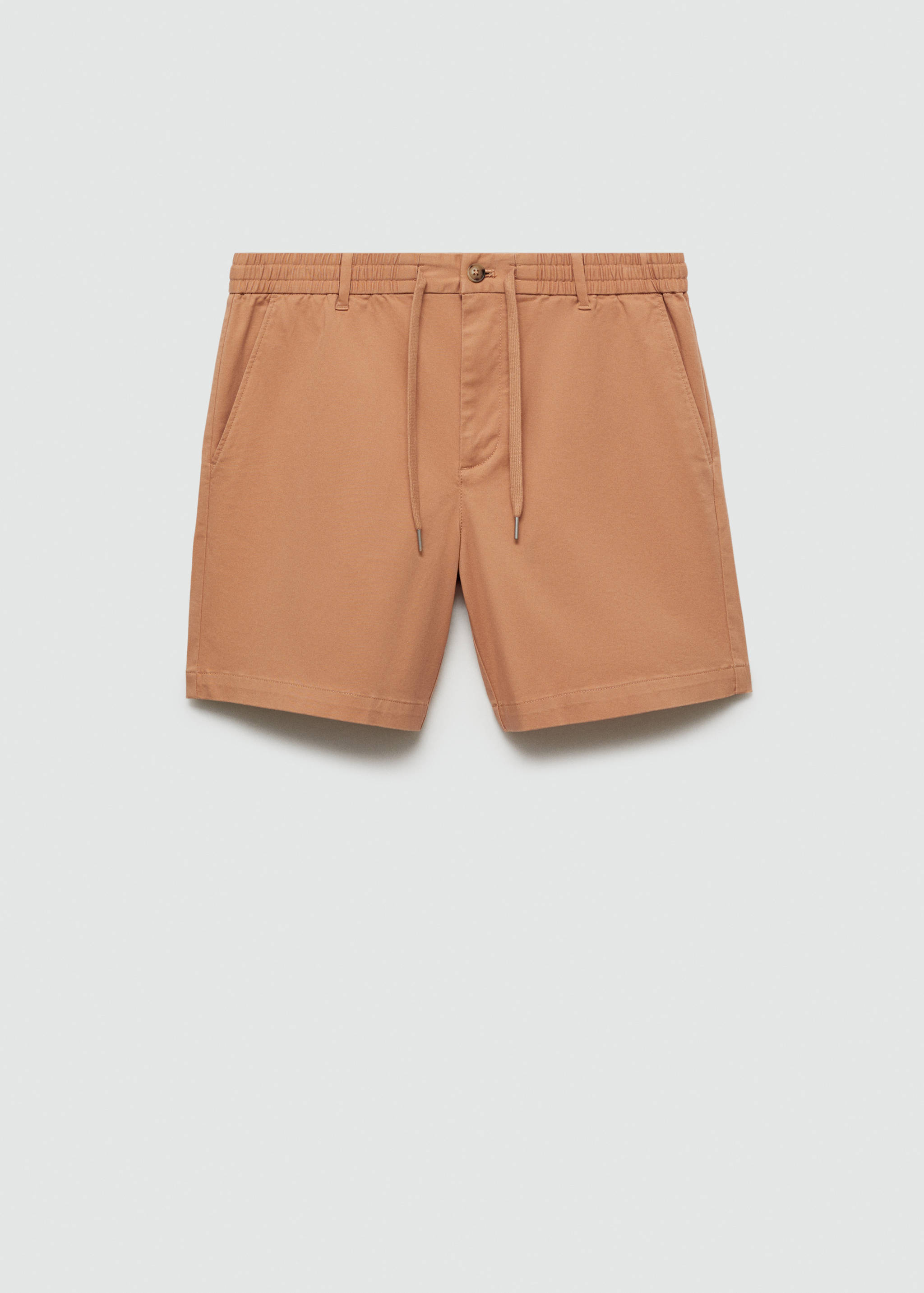 Cotton shorts with drawstring - Article without model