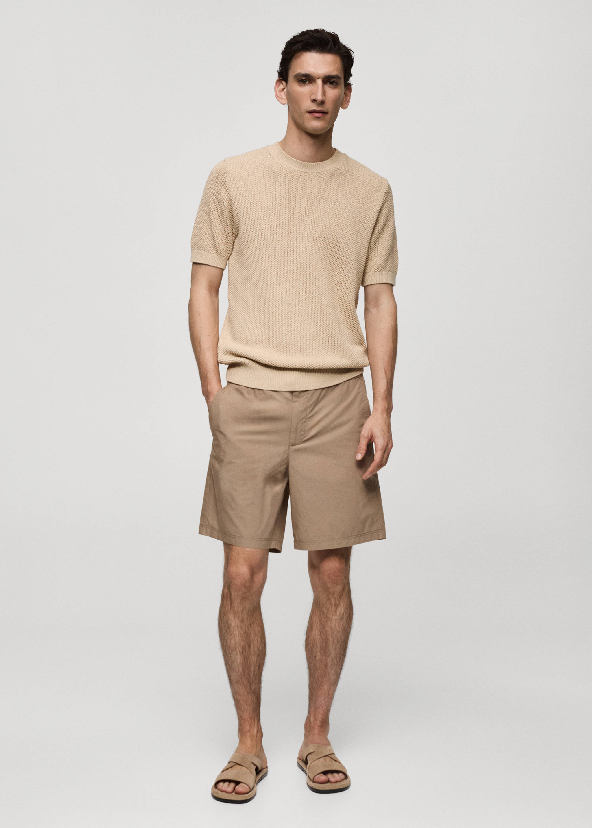 Bermudas 100% algodón cordón - Plano general