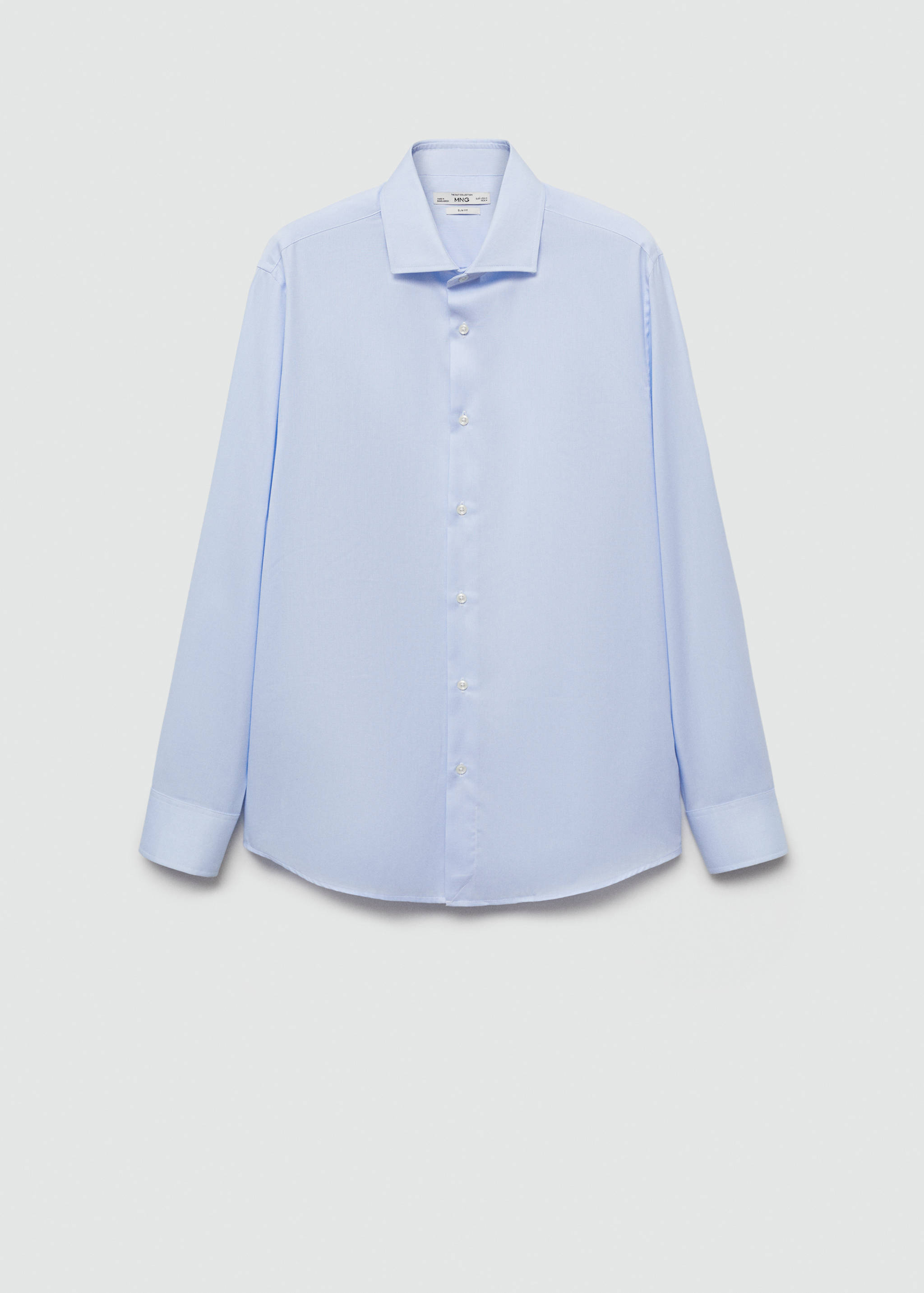 Slim fit structured suit shirt - Article without model