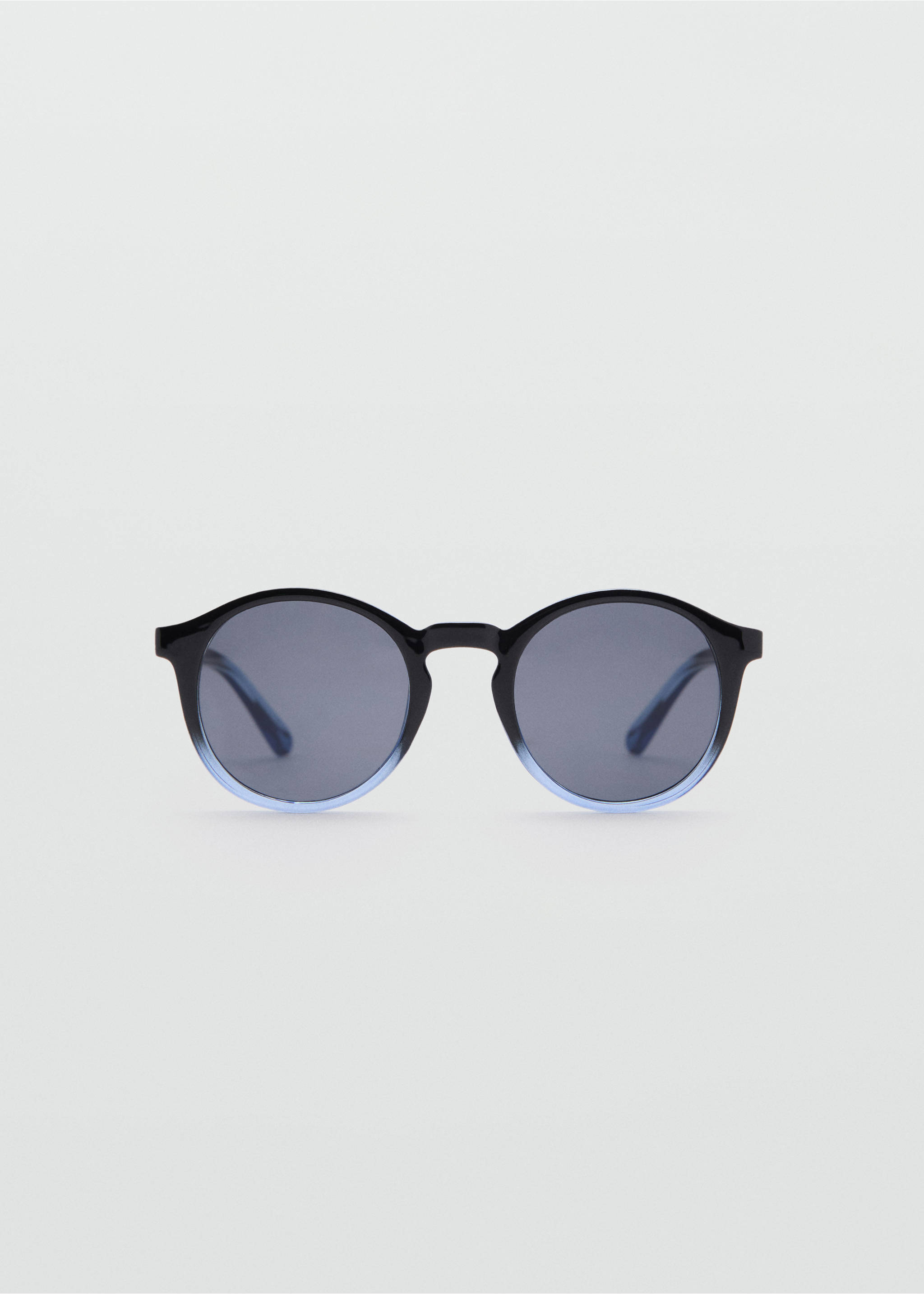 Rounded frame sunglasses - Article without model, Dark Navy. Ref: 77040575-00.