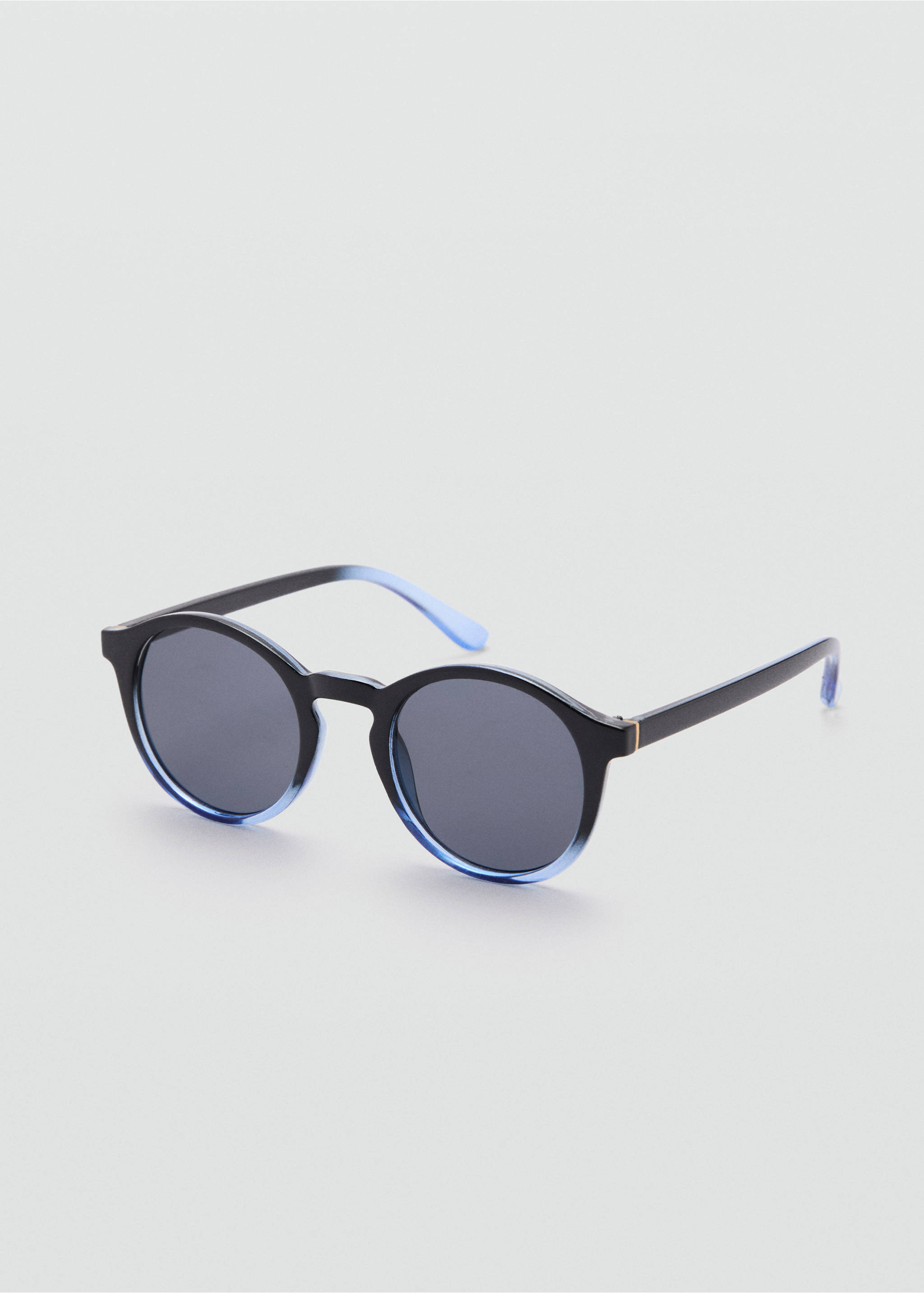 Rounded frame sunglasses - Medium plane, Dark Navy. Ref: 77040575-00.