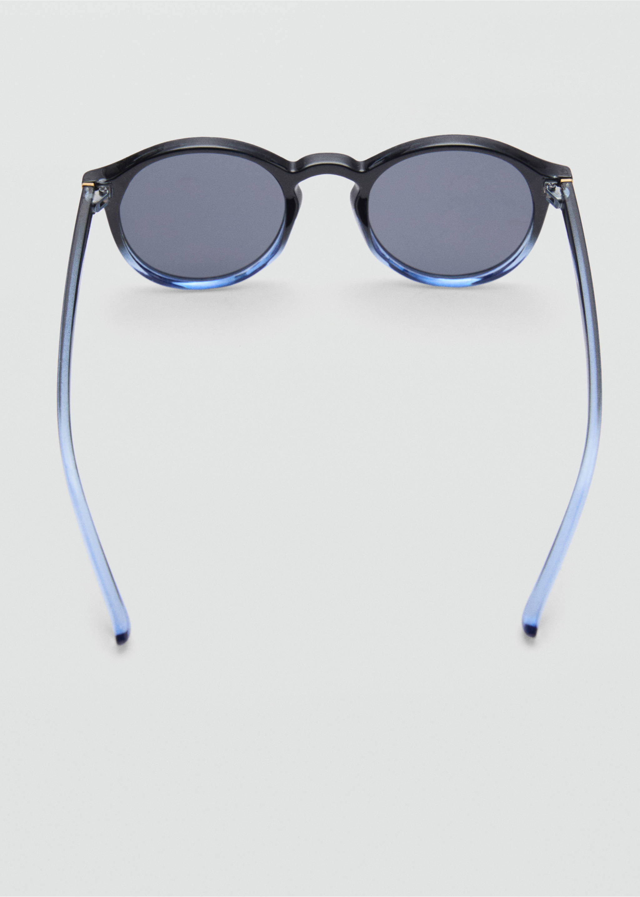 Rounded frame sunglasses - Details of the article 1, Dark Navy. Ref: 77040575-00.