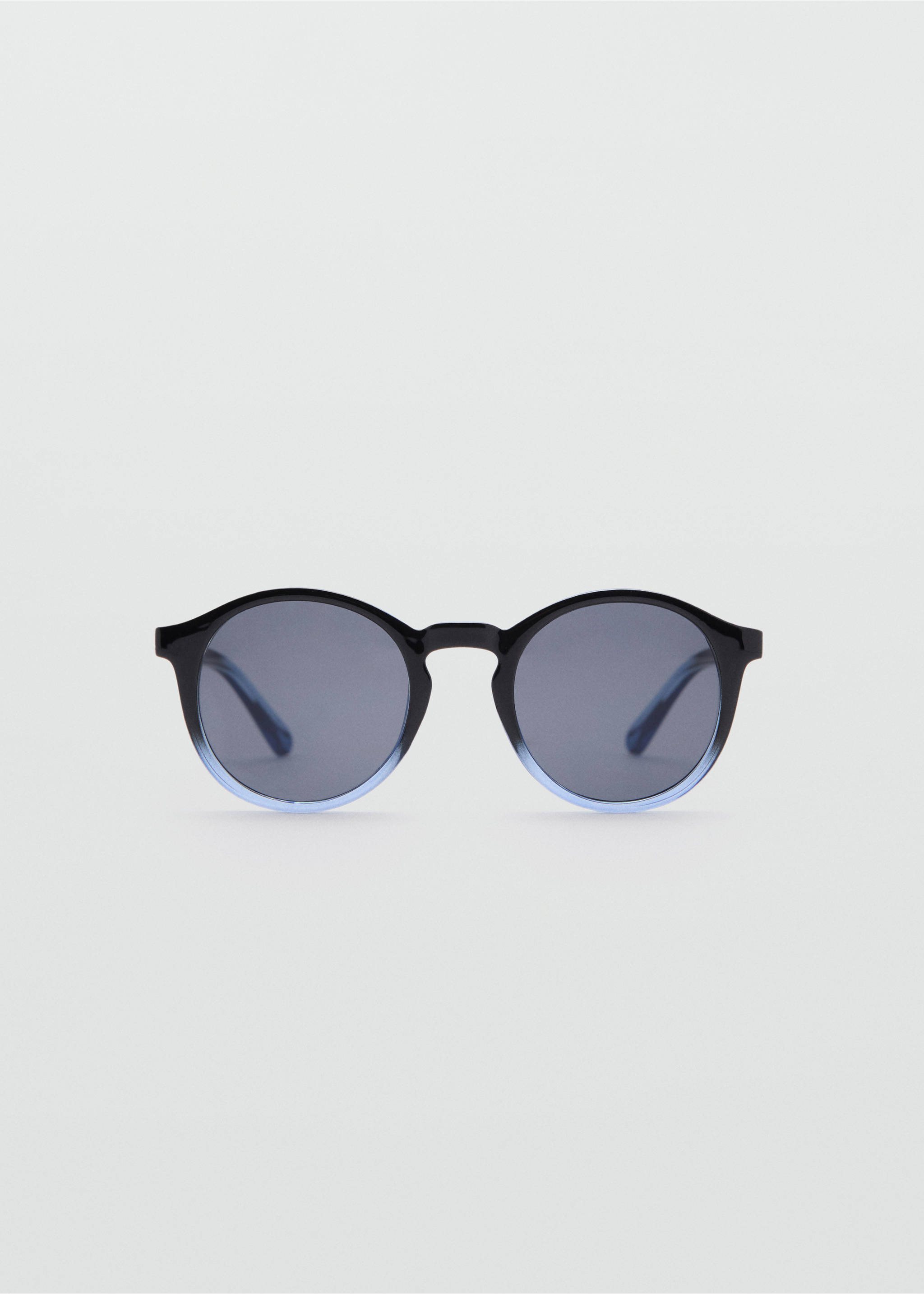 Rounded frame sunglasses - Article without model, Dark Navy. Ref: 77040575-00.