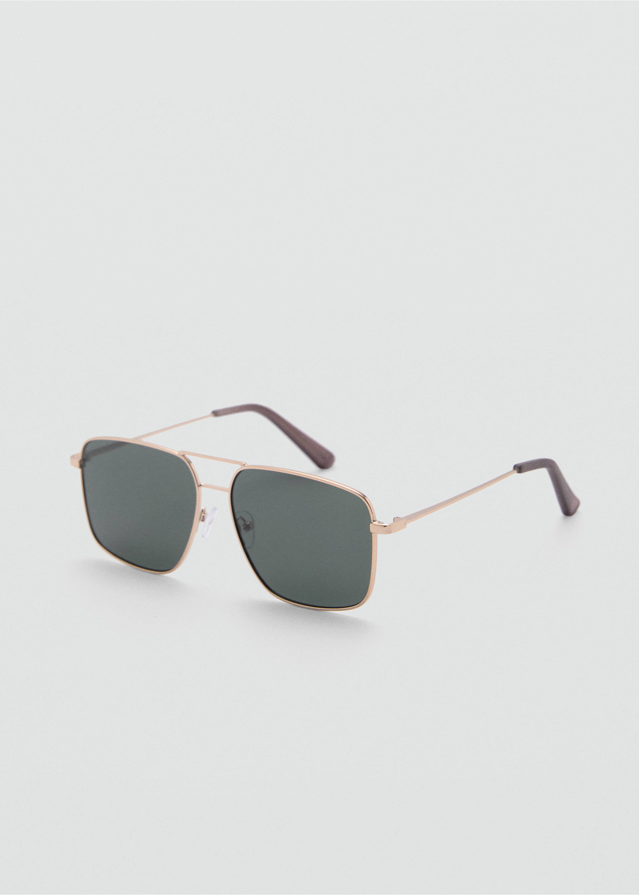 Aviator sunglasses - Medium plane, Gold. Ref: 77040576-00.