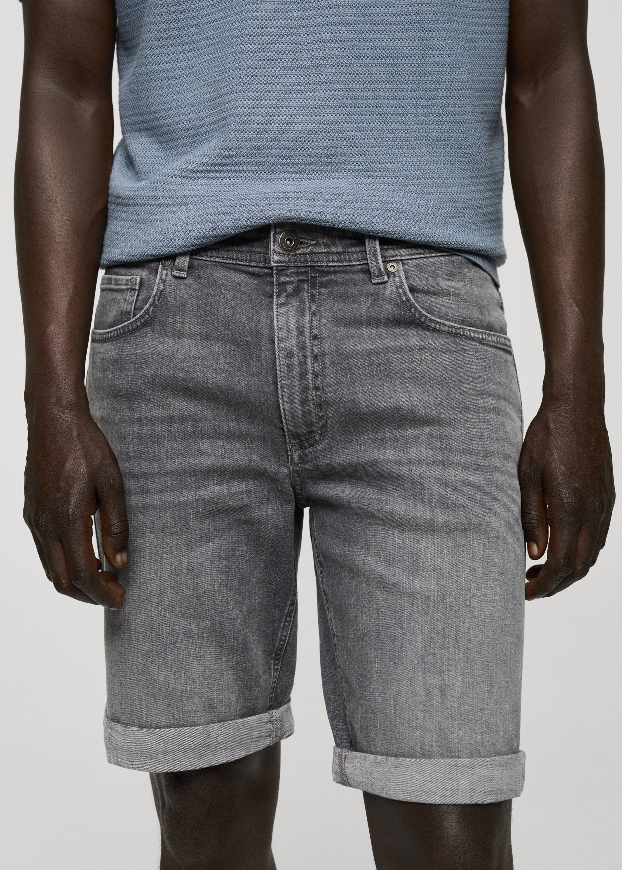Bermuda en jean slim fit - Détail de l'article 1