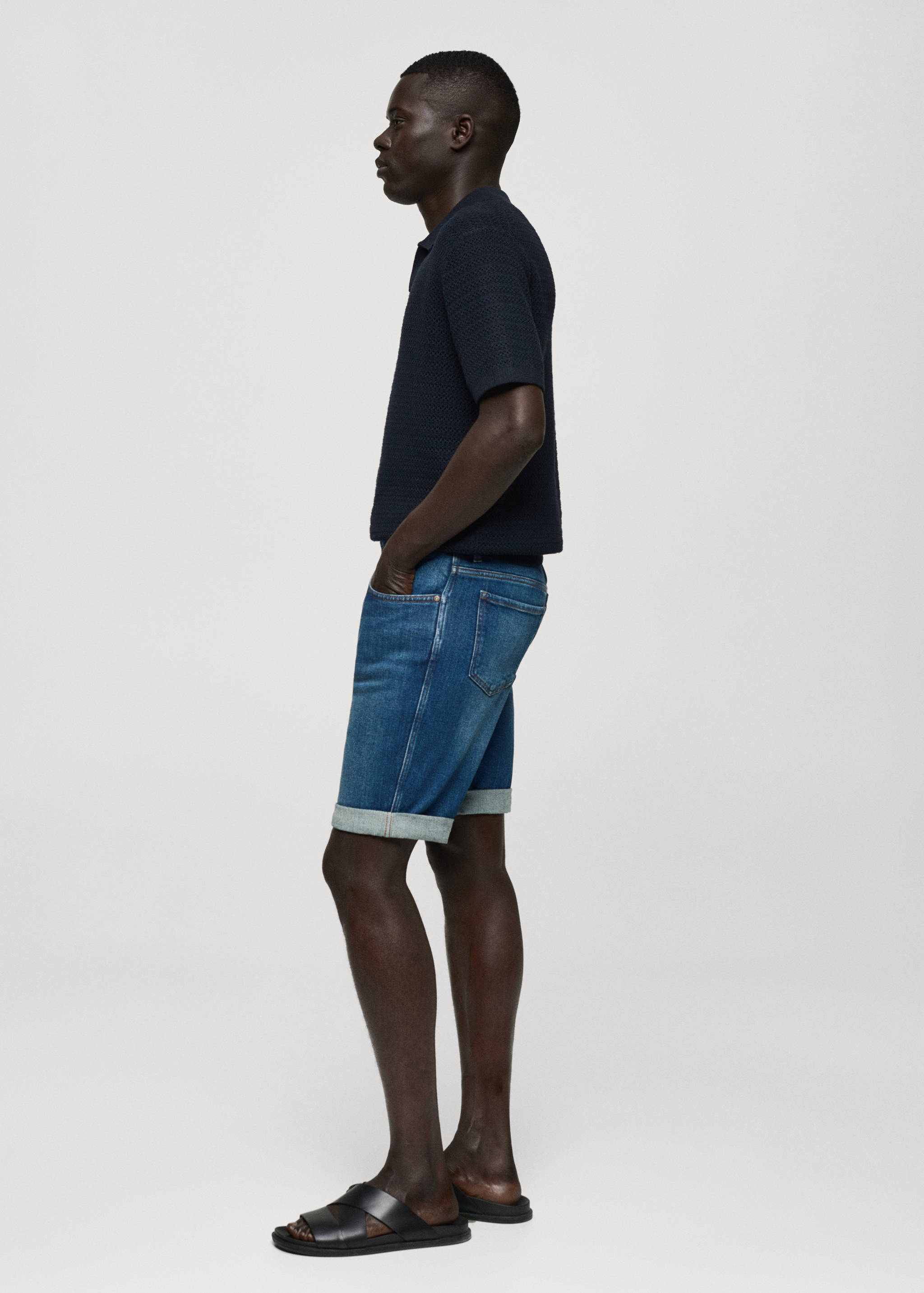 Bermuda en jean slim fit - Détail de l'article 2