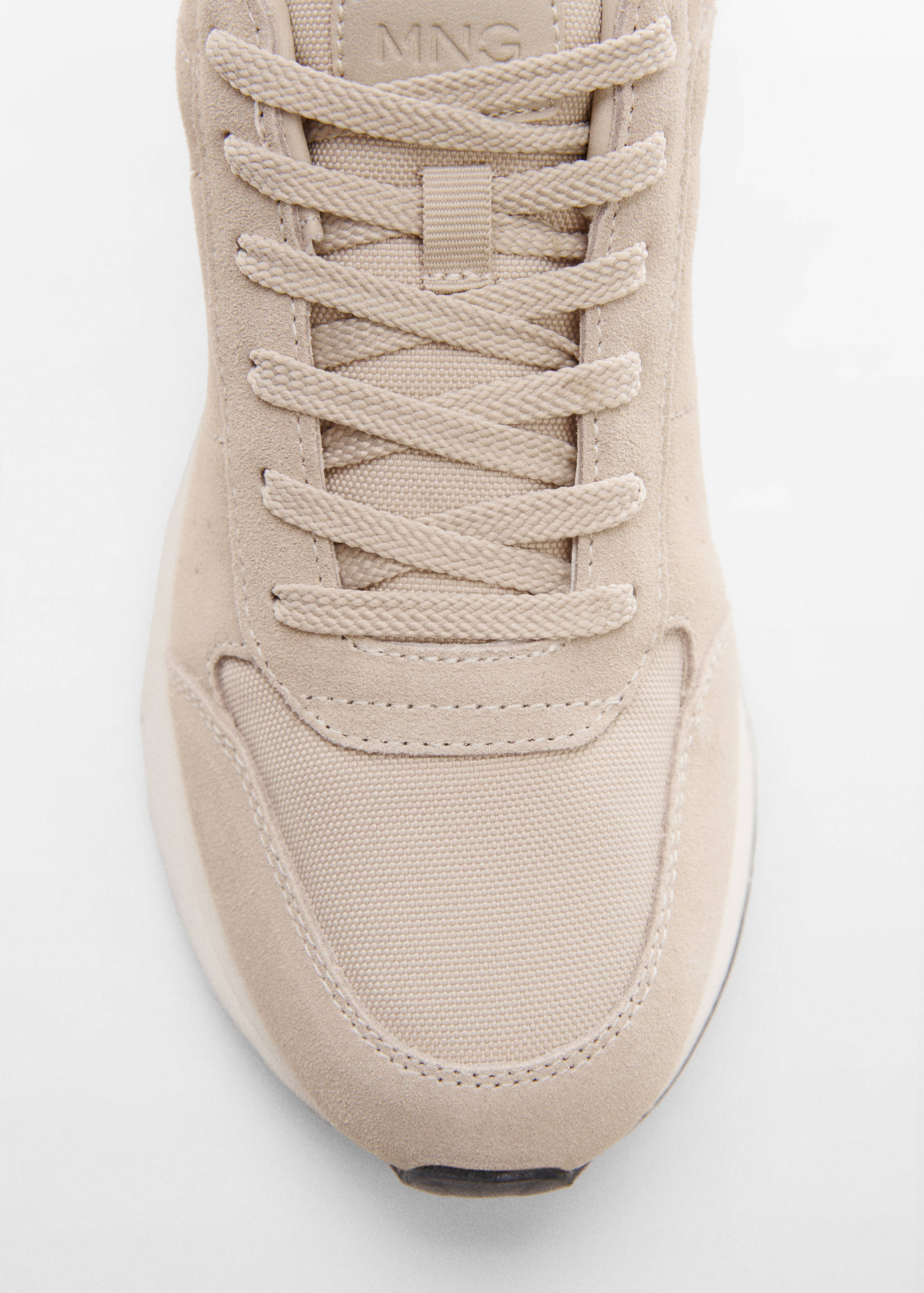 Leather mixed sneakers - Details of the article 2