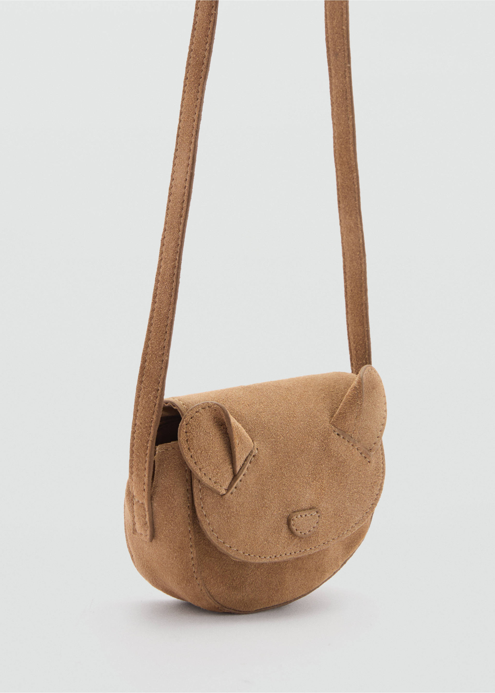 Orejitas leather bag - Medium plane, Sand. Ref: 77040610-00.