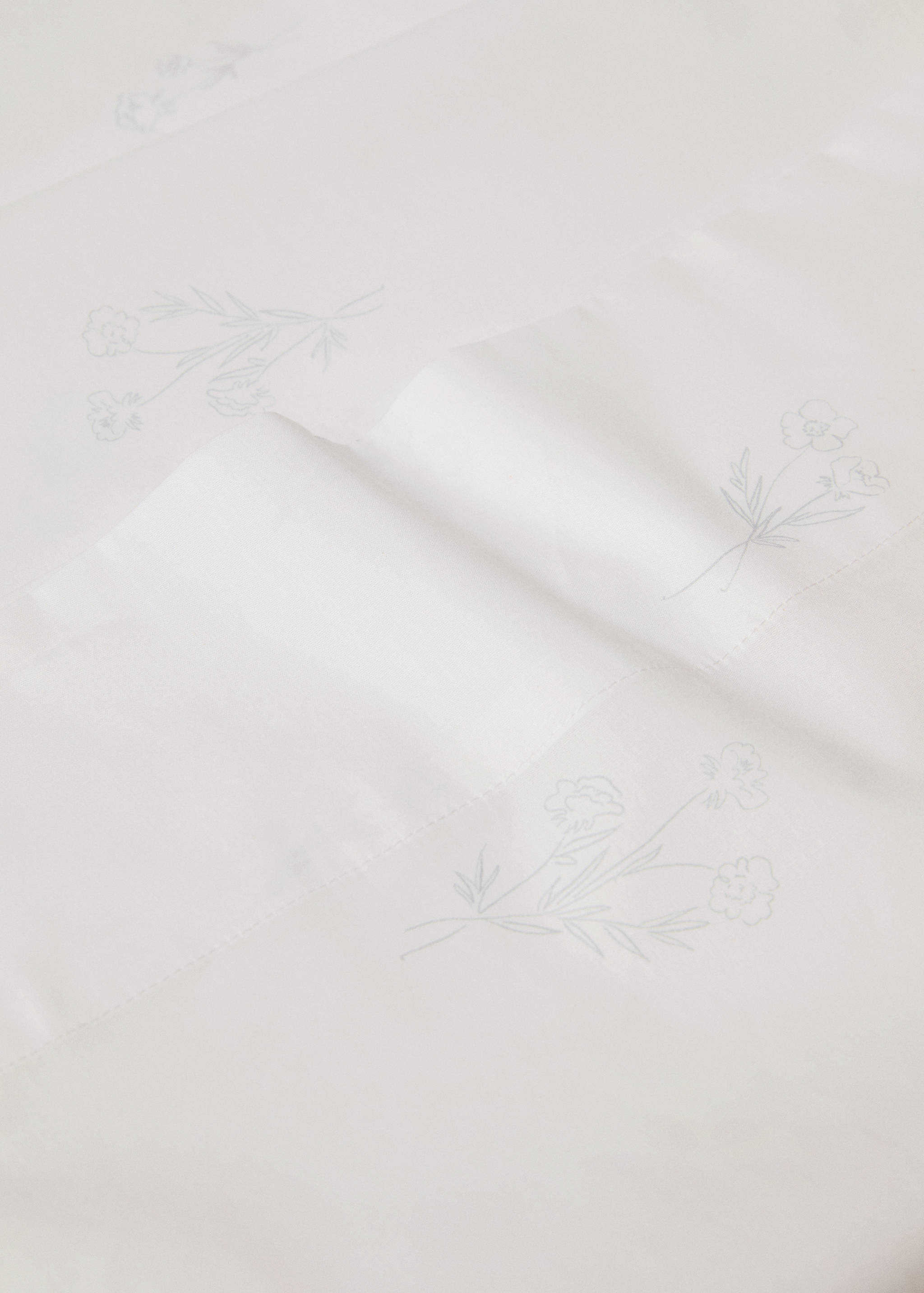 Floral pillow case 45x110cm - Details of the article 1