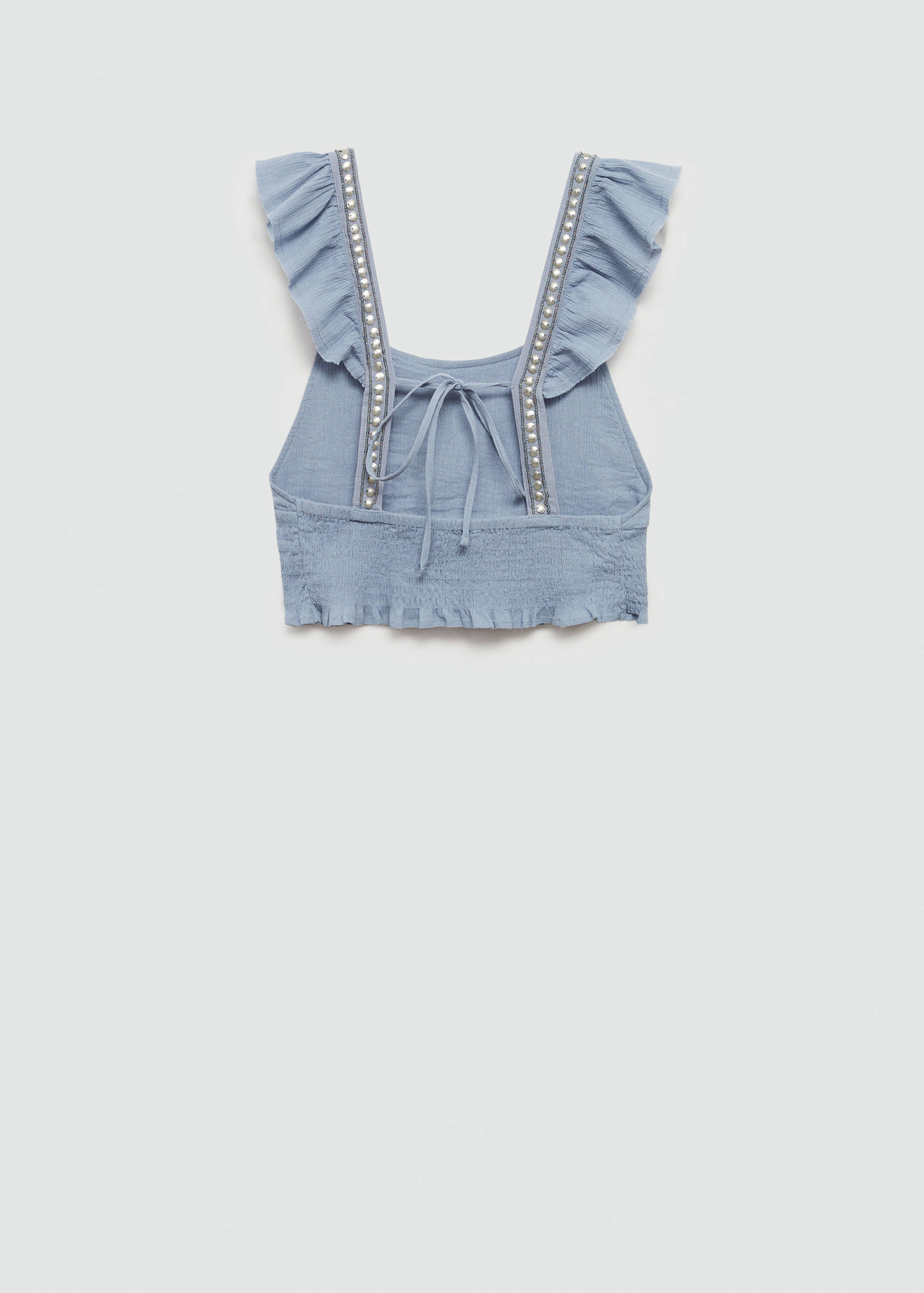 Bawełniany marszczony top - Szczegóły artykułu 0