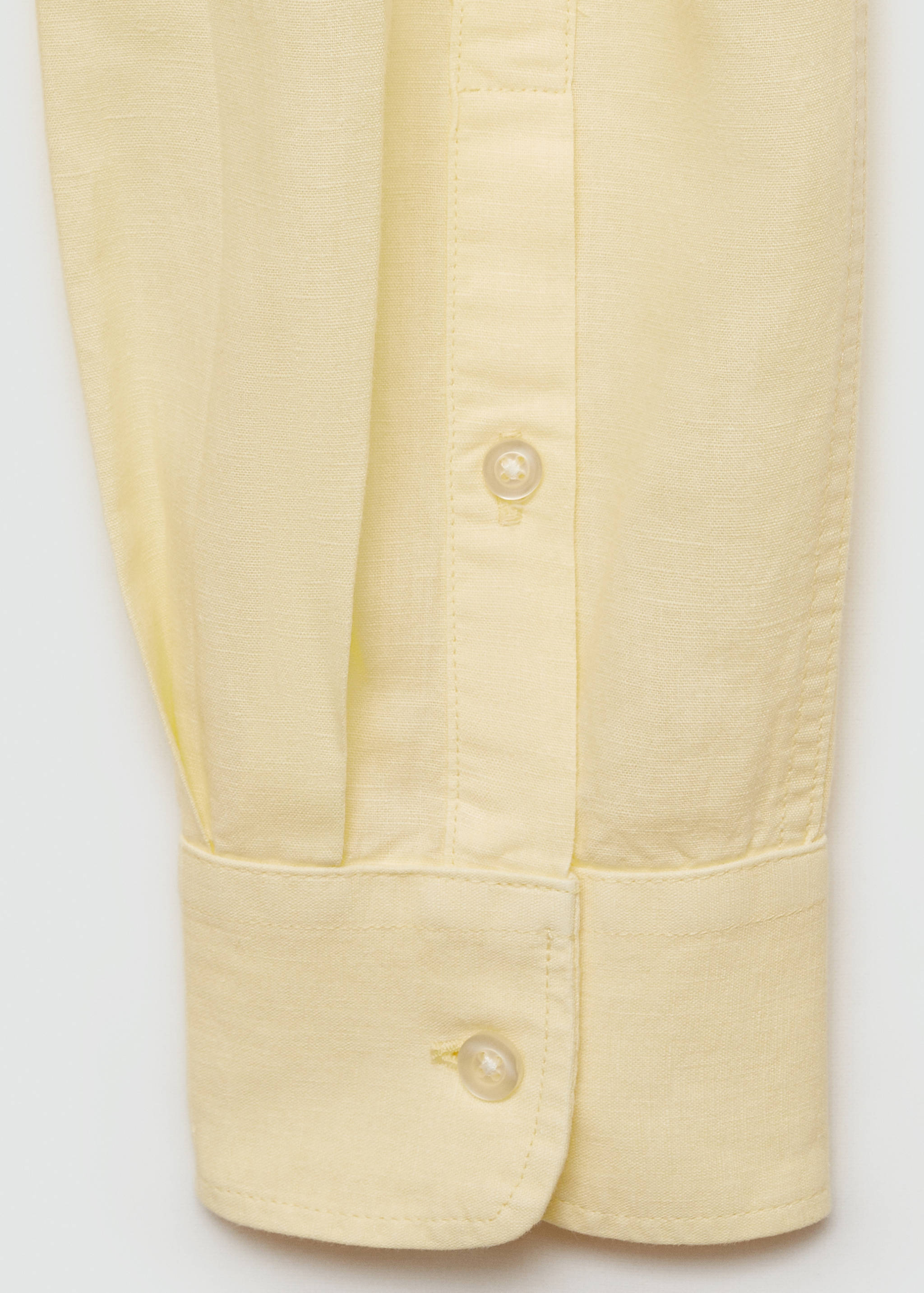 Koszula lniana classic fit ze stójką - Szczegóły artykułu 0