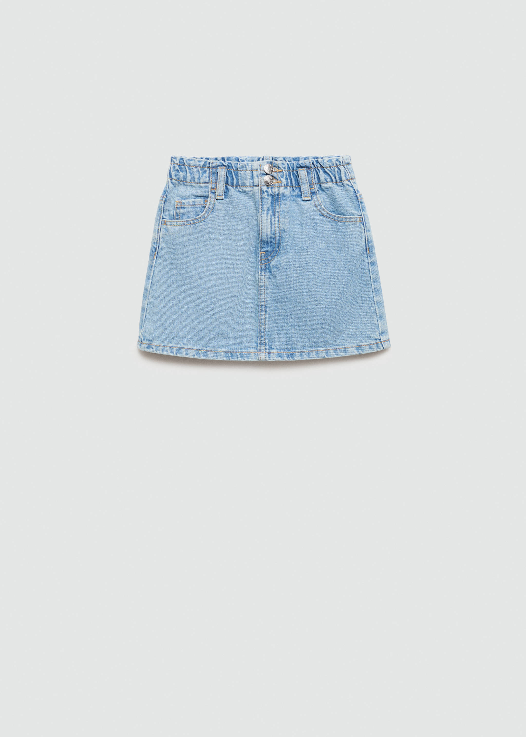 Paperbag denim skirt - Article without model