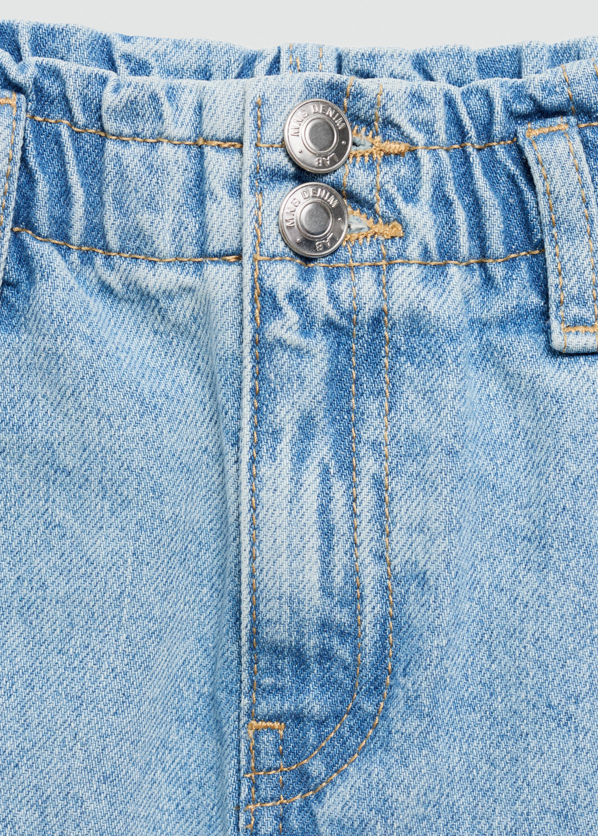 Paperbag denim skirt - Details of the article 8