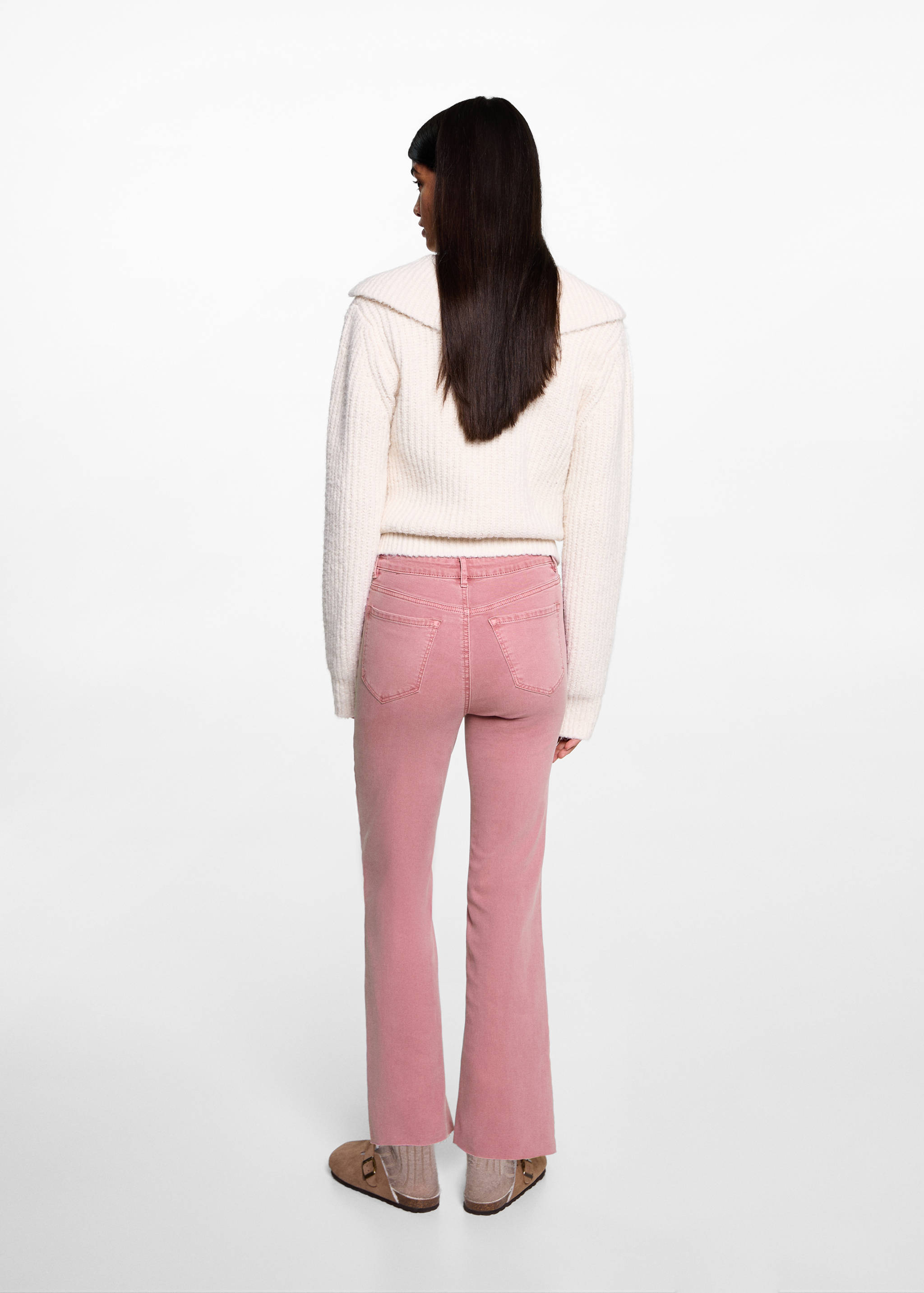 Jeans flare crop - Reverso del artículo