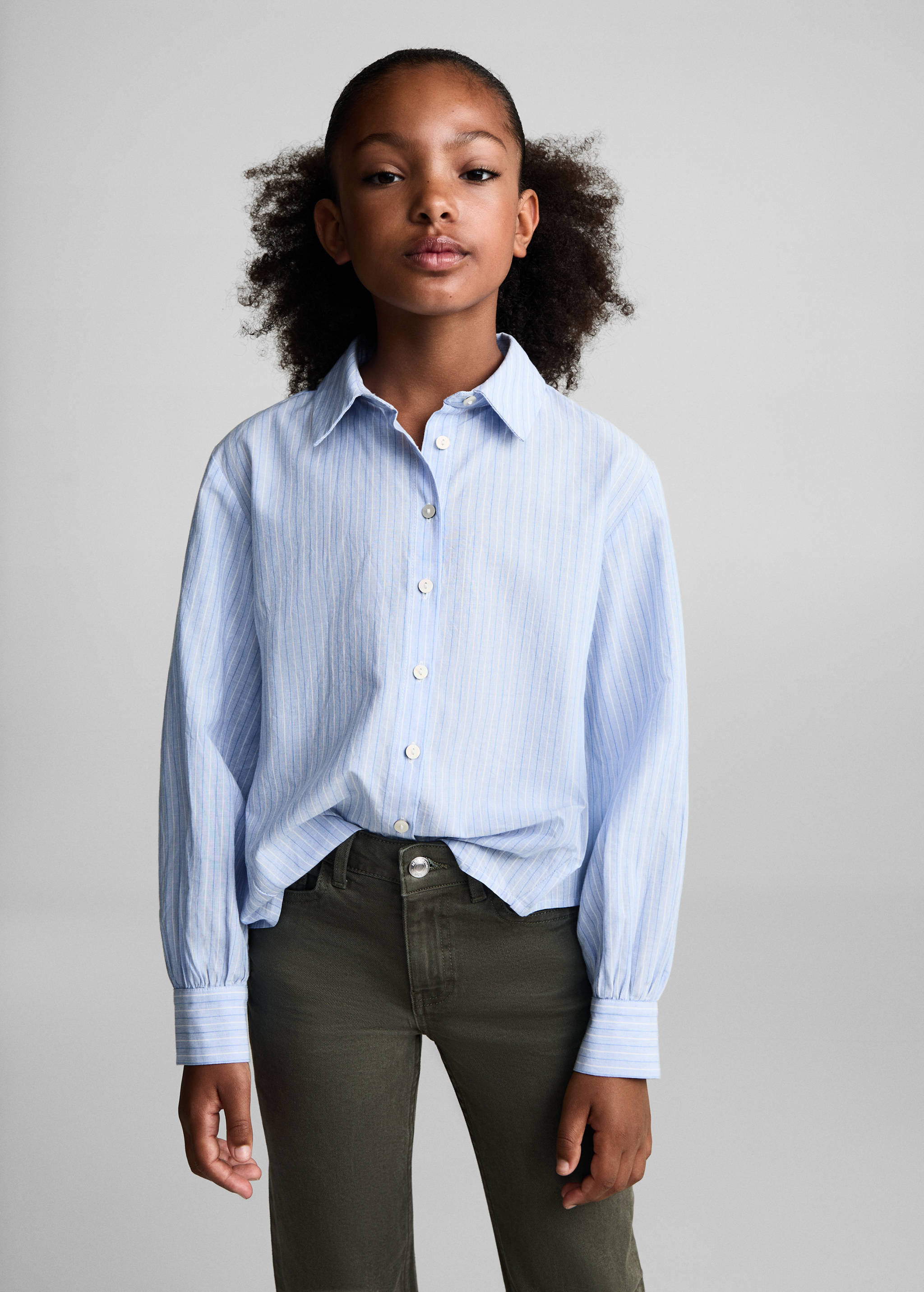 Flared jeans with slits - Medium plane